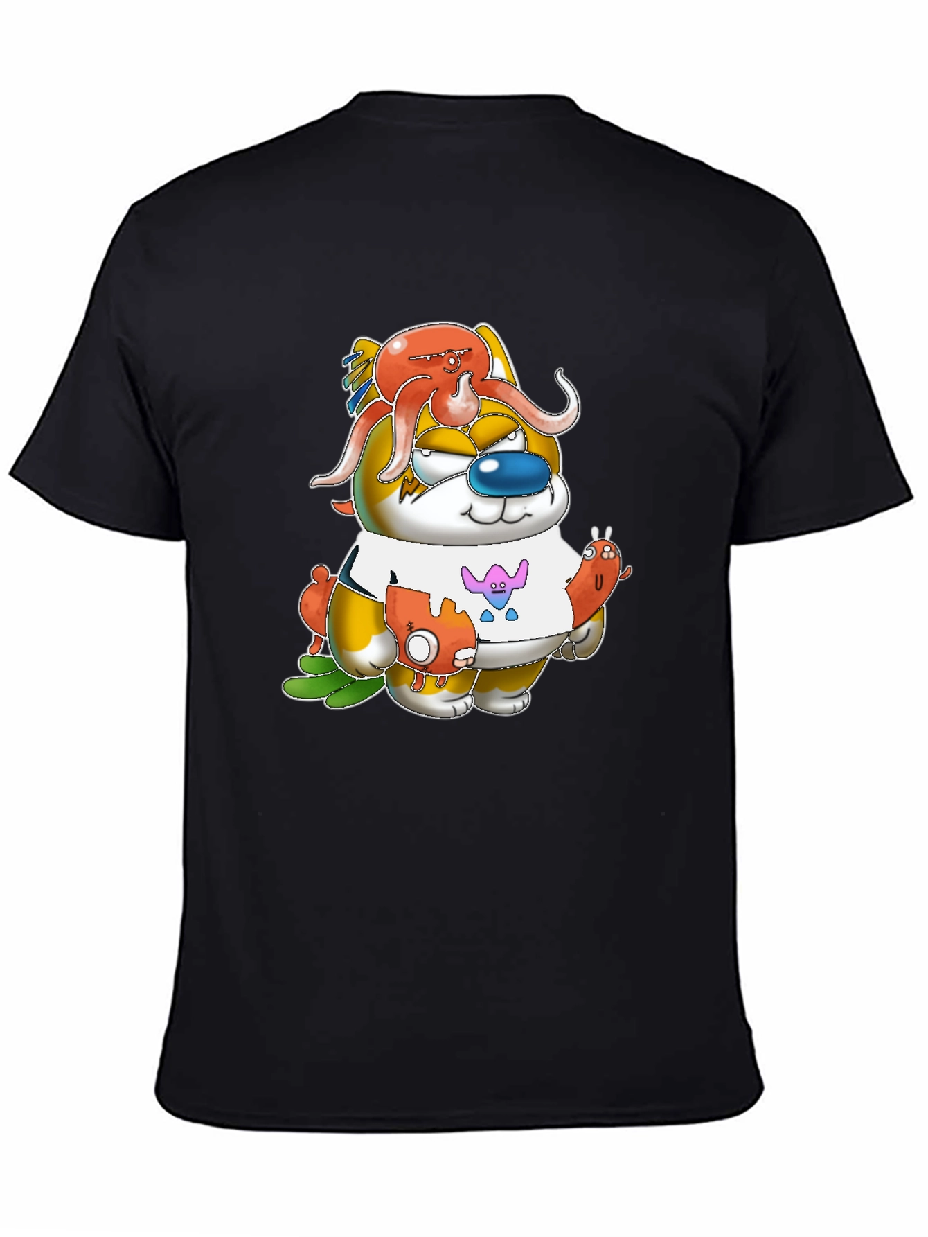 Cartoon Character Graphic T-Shirt