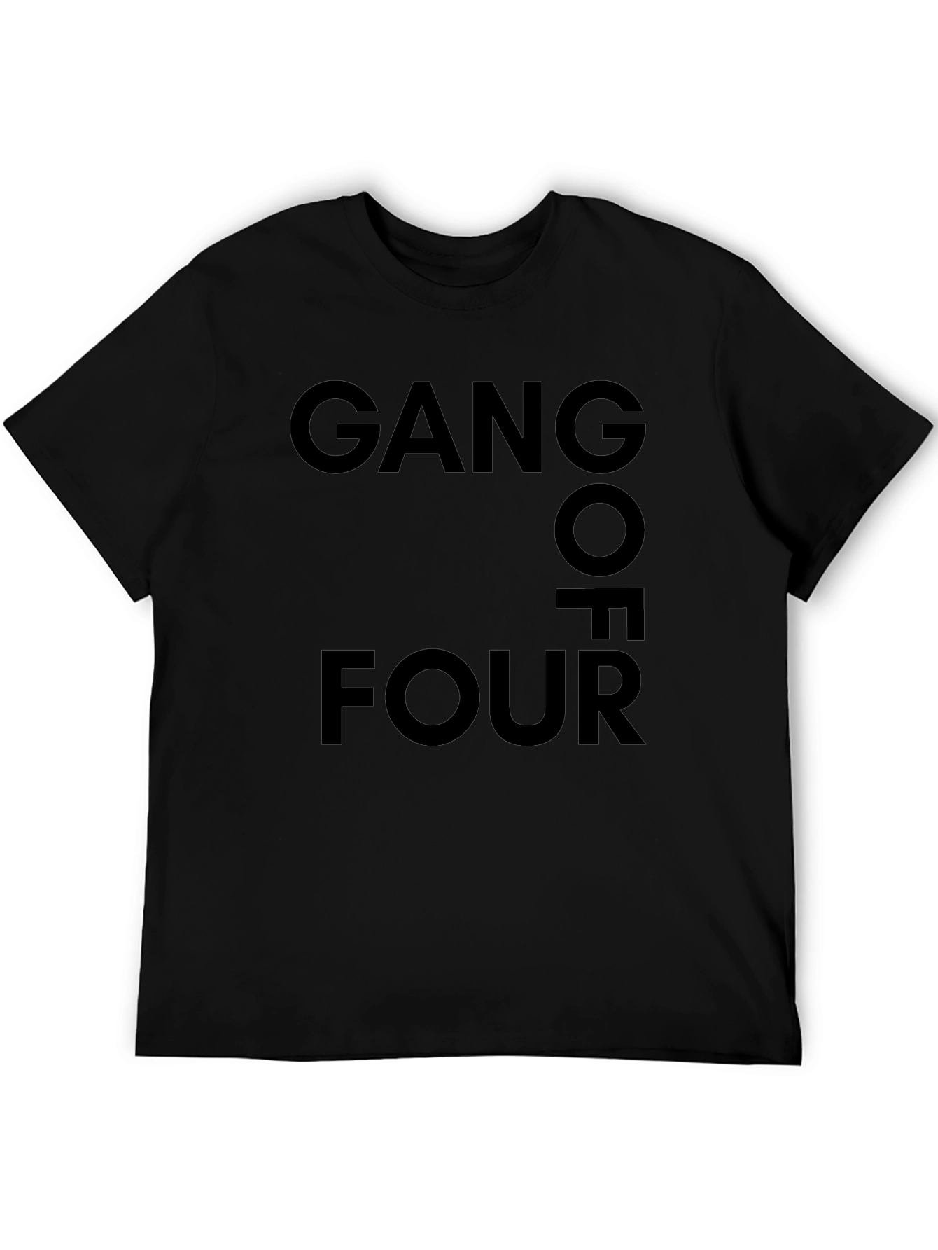Gang of Four Graphic T-Shirt - Black Cotton Tee