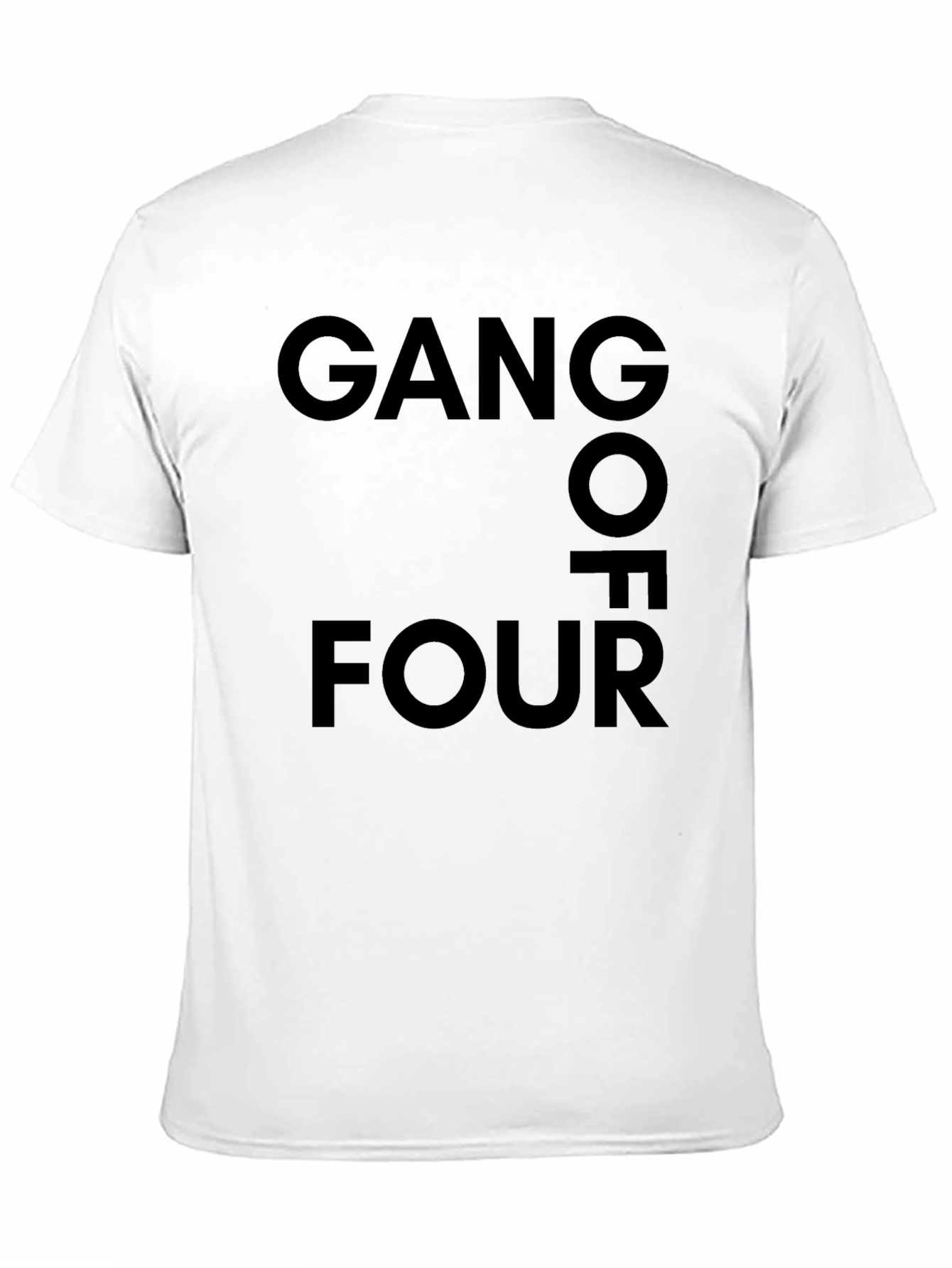 Gang of Four Graphic T-Shirt - Black Cotton Tee