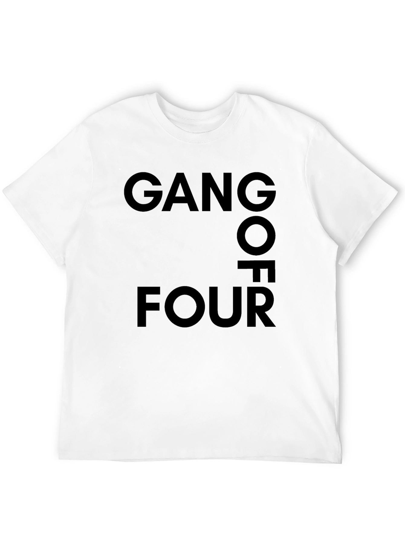 Gang of Four Graphic T-Shirt - Black Cotton Tee