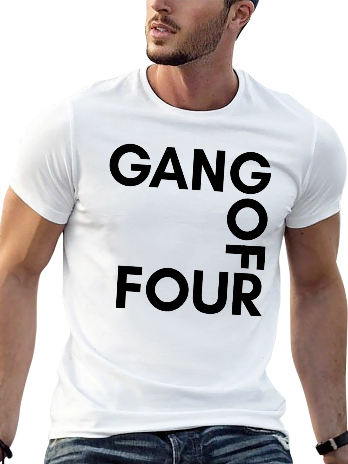 Gang of Four Graphic T-Shirt - Black Cotton Tee