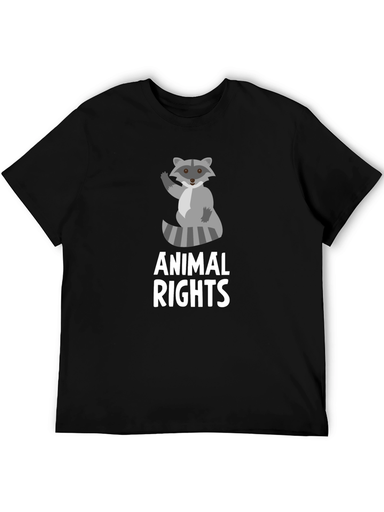 Animal Rights Raccoon Graphic Tee