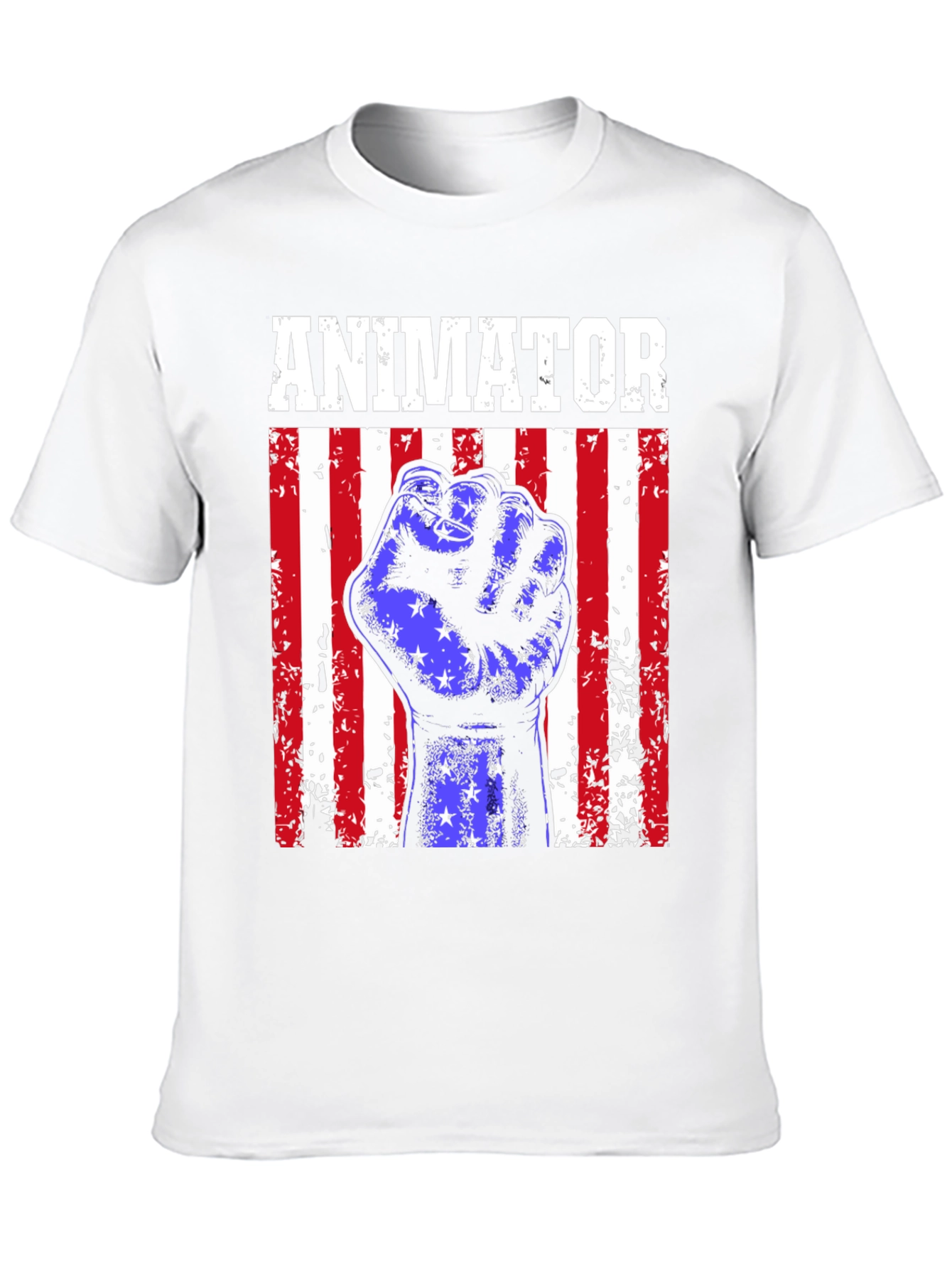 Animator American Flag Fist T-Shirt