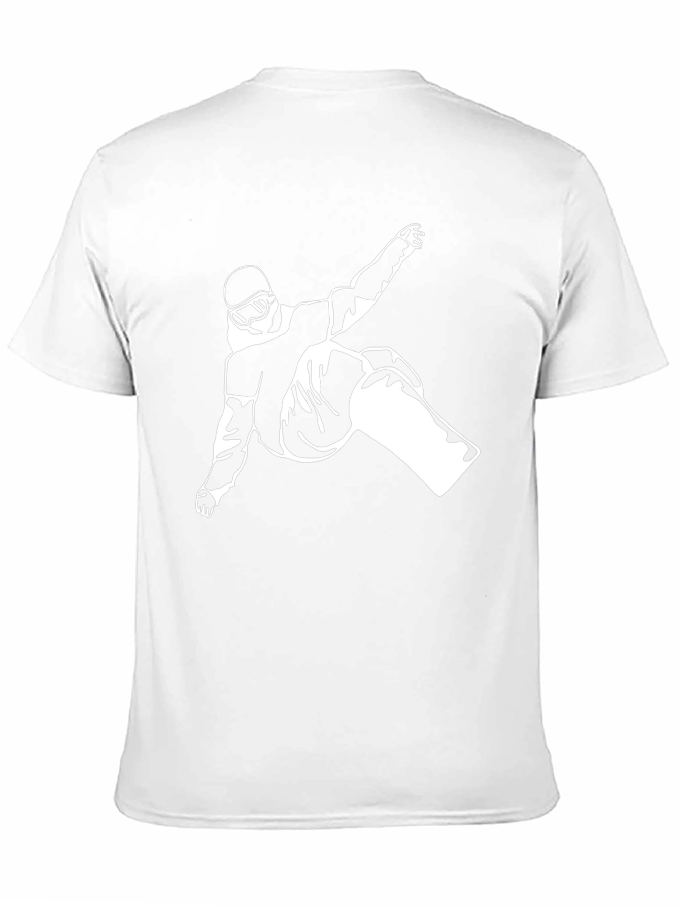 Snowboarder Graphic Black T-Shirt