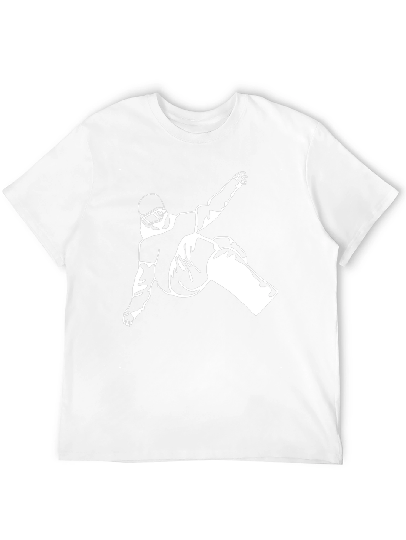 Snowboarder Graphic Black T-Shirt
