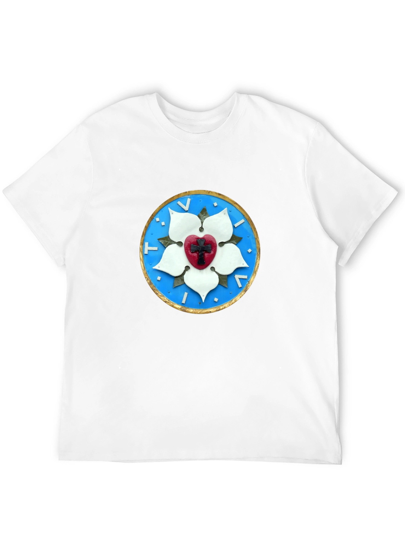 Luther Rose Seal Black T-Shirt