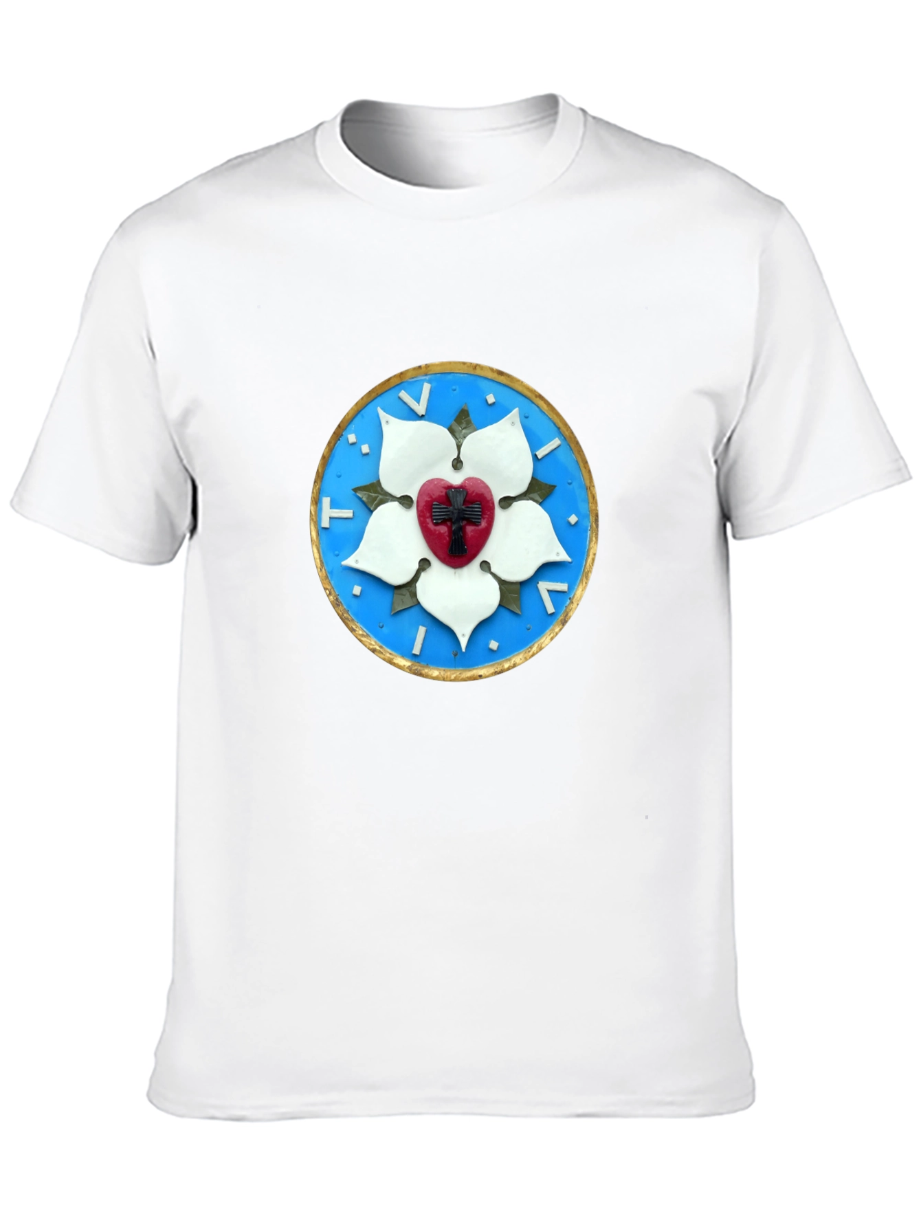 Luther Rose Seal Black T-Shirt
