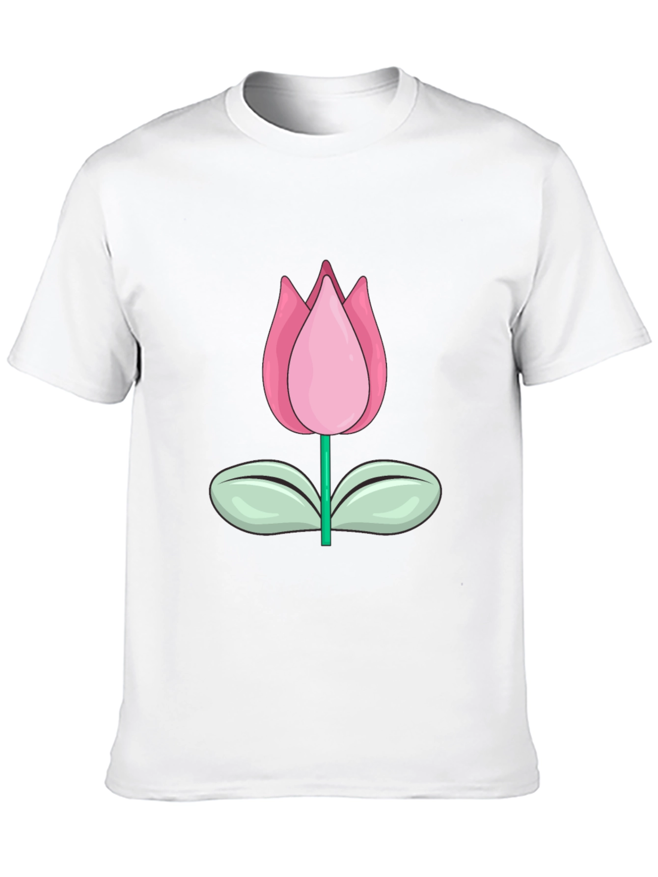 Tulip Graphic Tee - Stylish Casual Wear