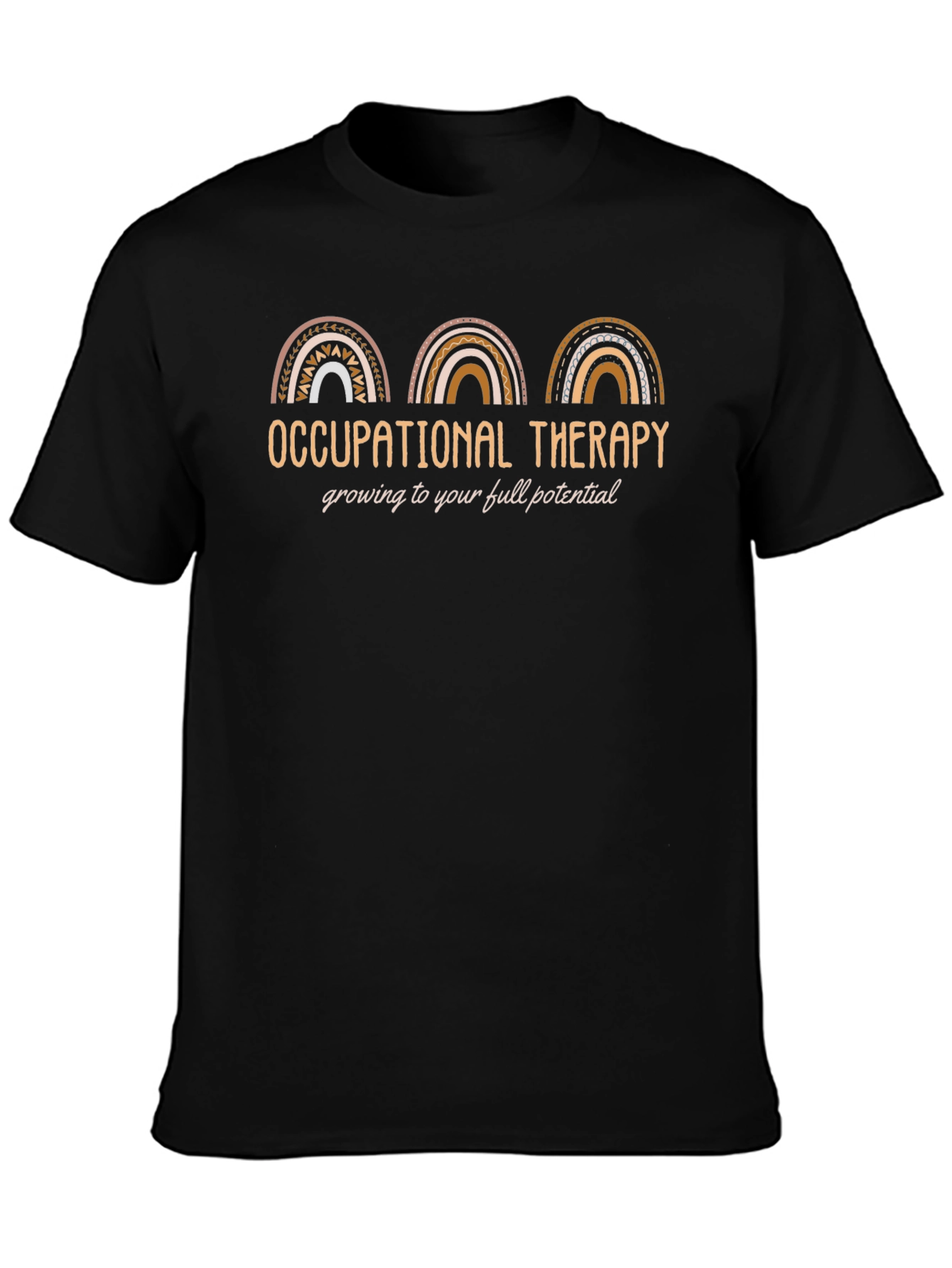 Occupational Therapy Rainbow Graphic Tee