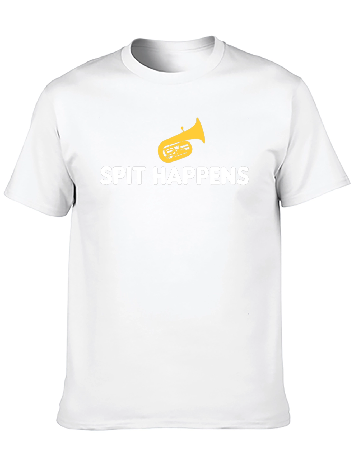 Spit Happens Tuba Player Humor T-Shirt