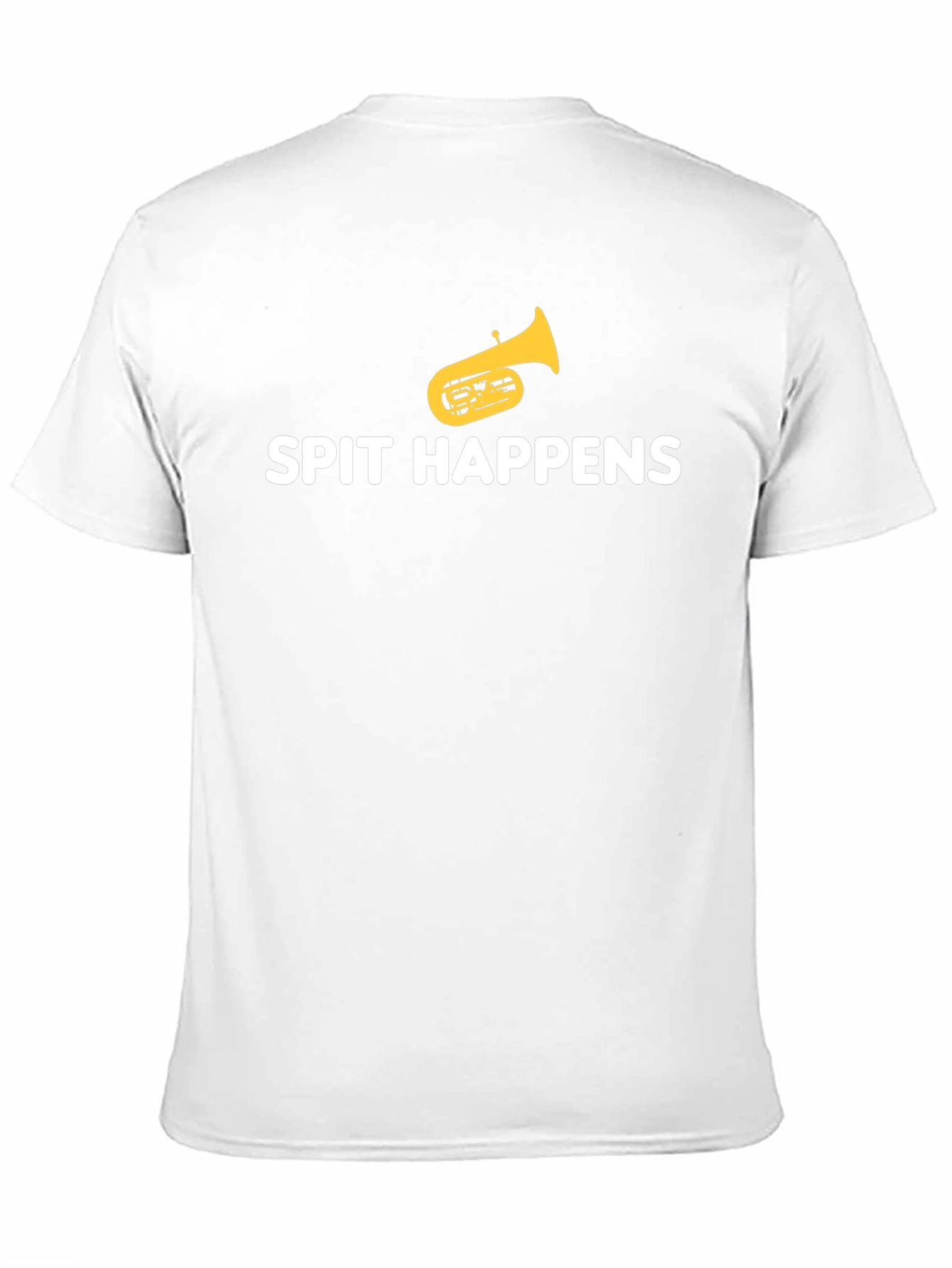 Spit Happens Tuba Player Humor T-Shirt