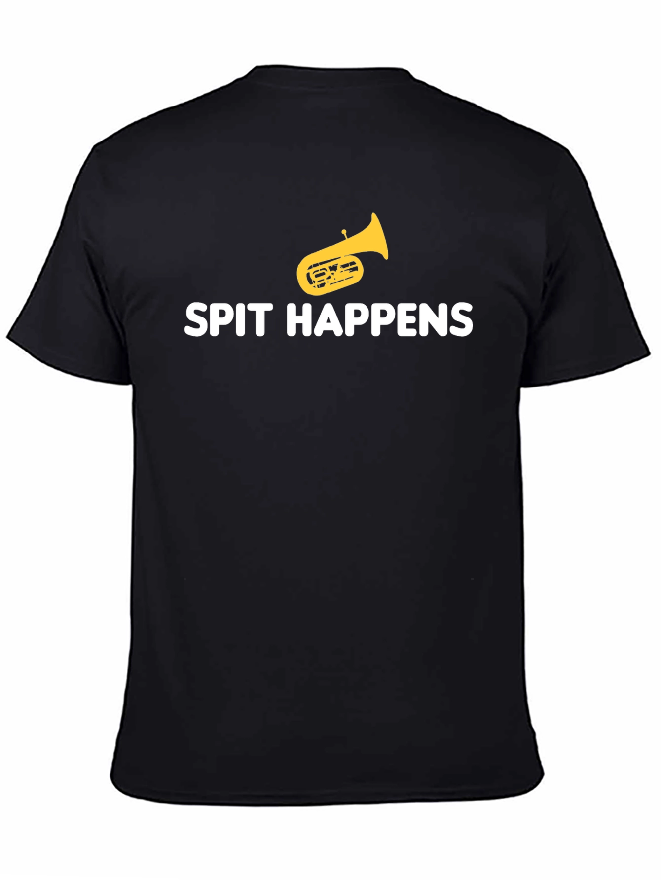 Spit Happens Tuba Player Humor T-Shirt