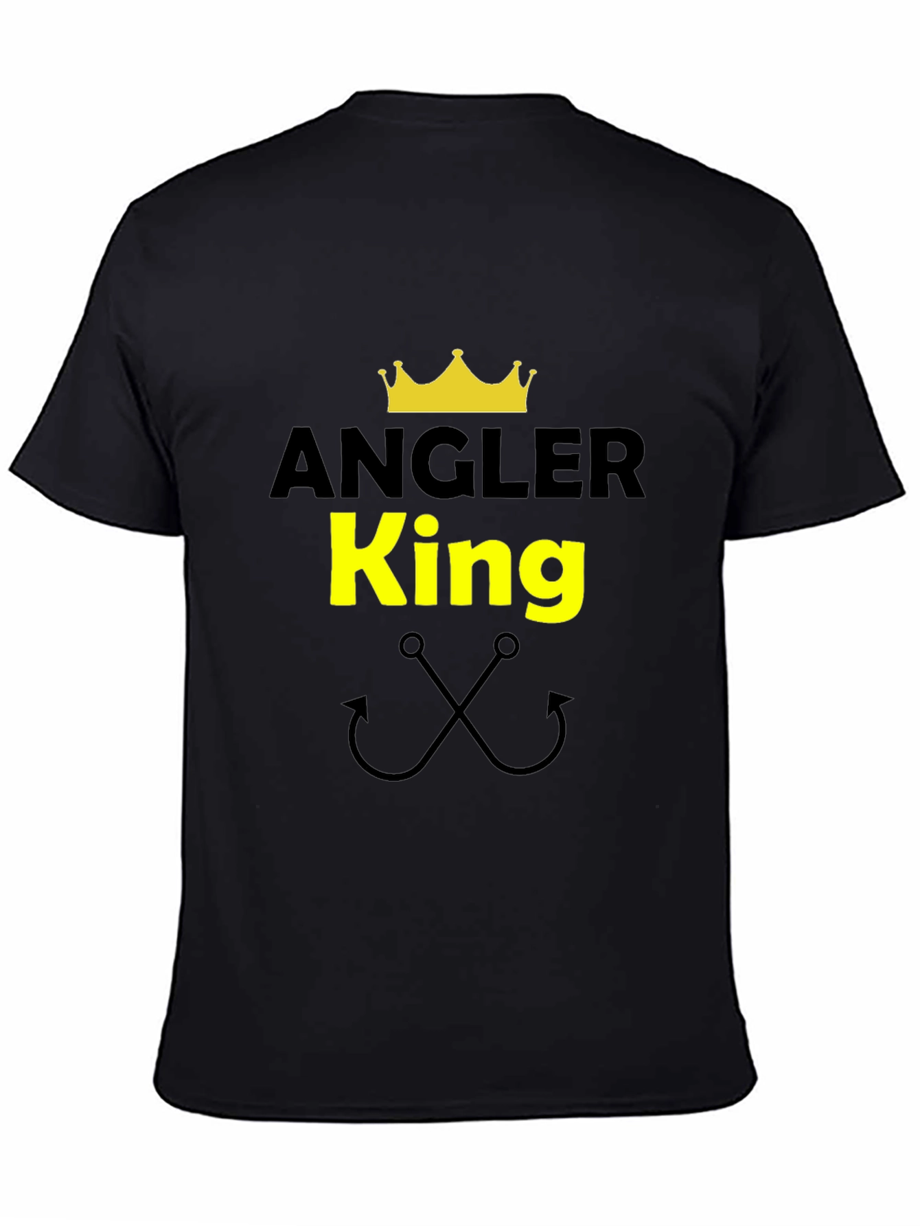 Angler King Graphic T-Shirt - Fishing Enthusiast Tee