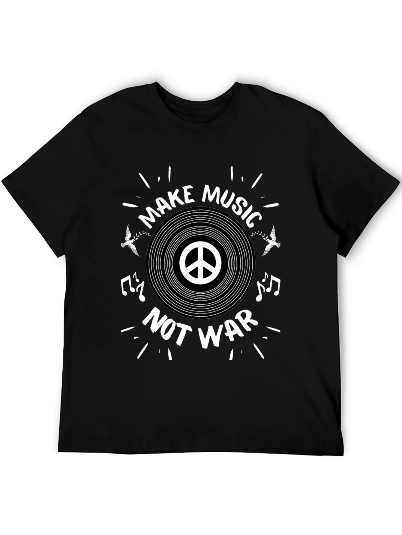 Make Music Not War Graphic Tee
