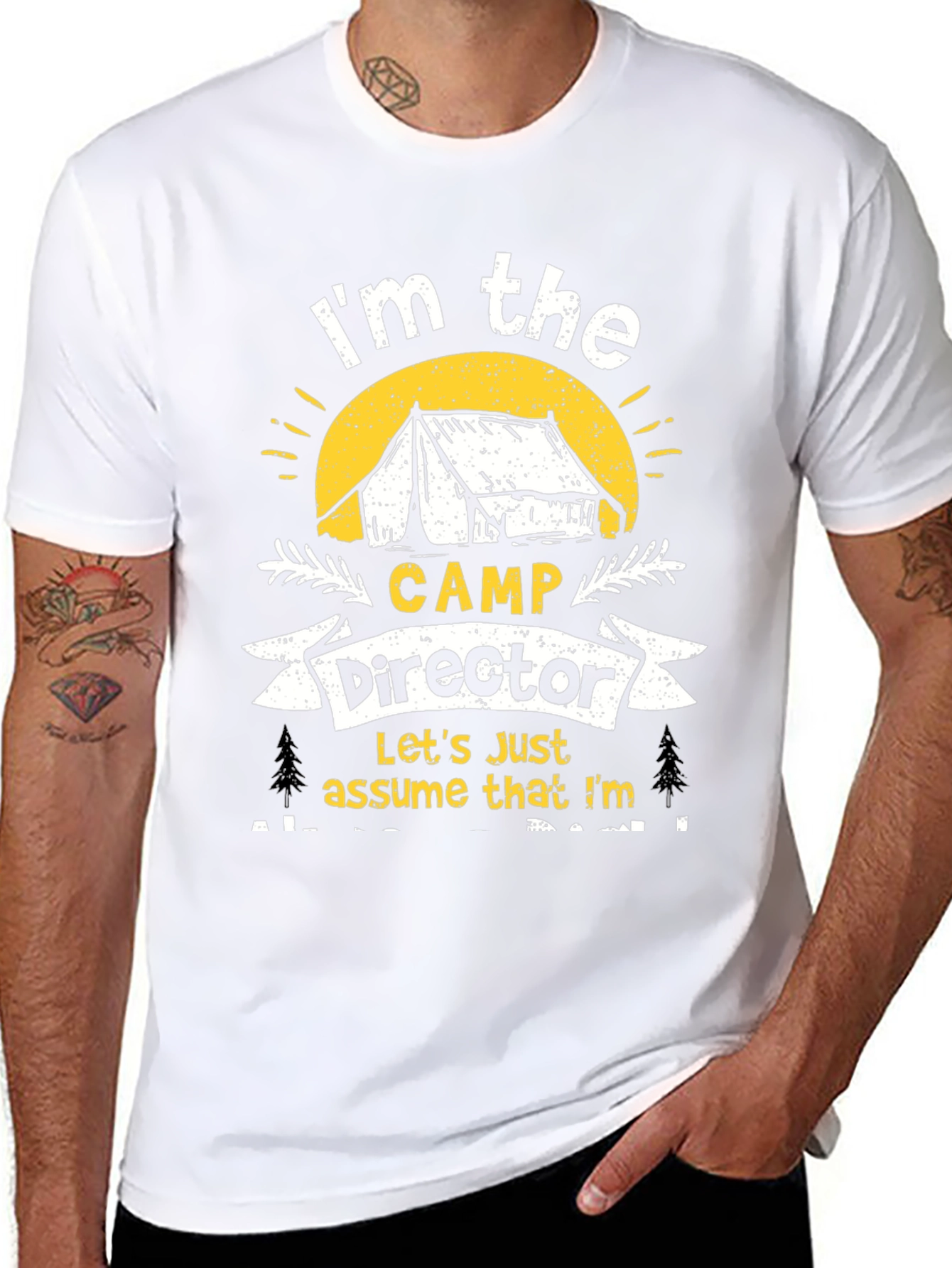 Camp Director Novelty Graphic T-Shirt