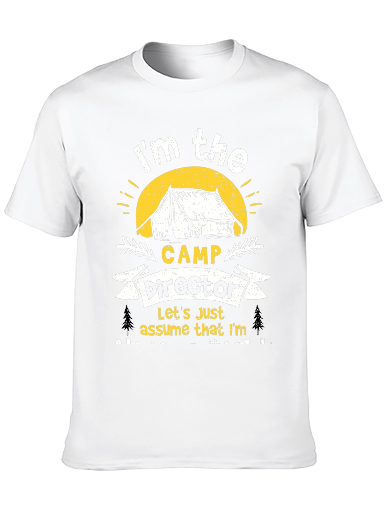 Camp Director Novelty Graphic T-Shirt