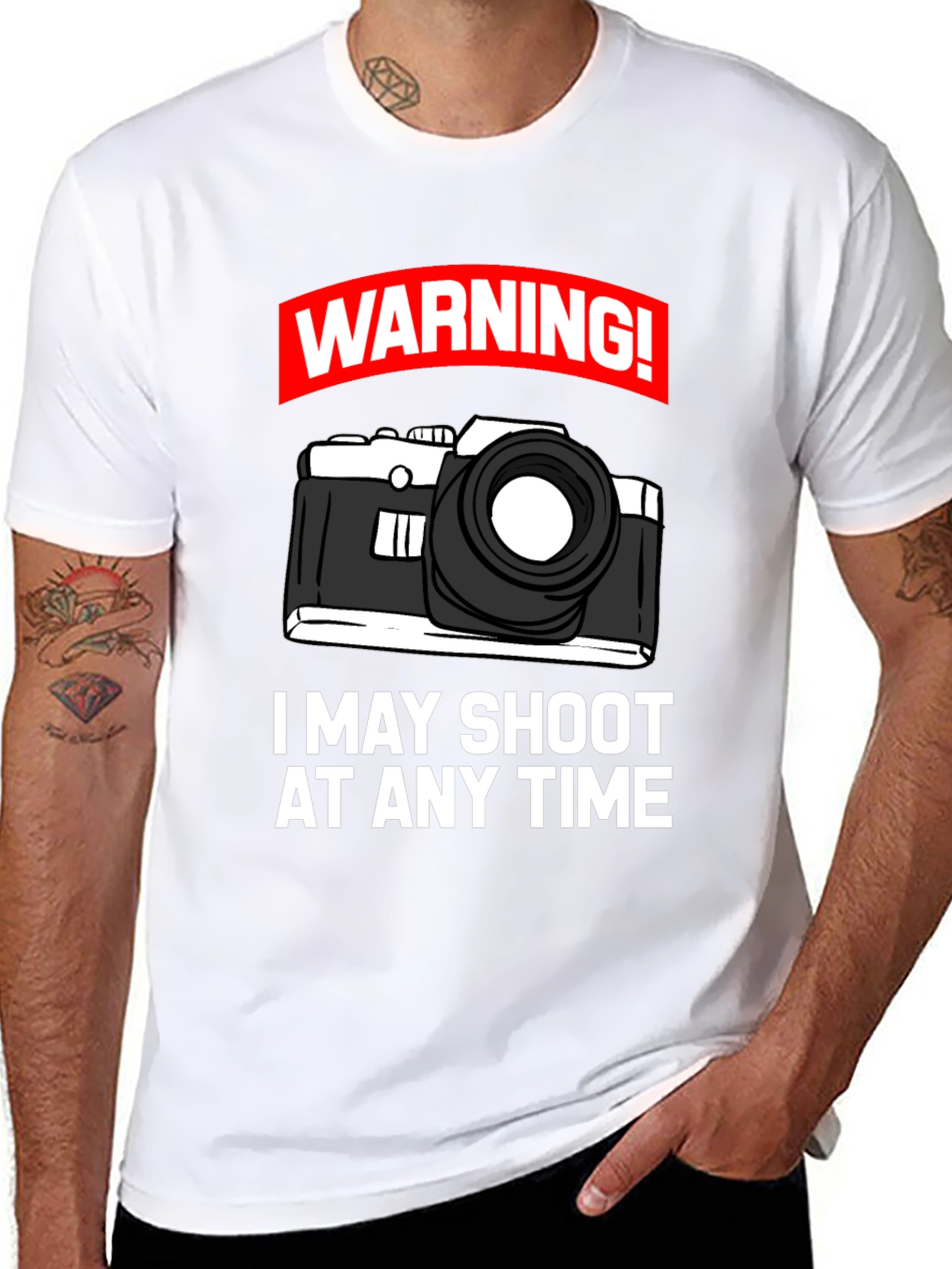 Warning: May Shoot At Any Time T-Shirt