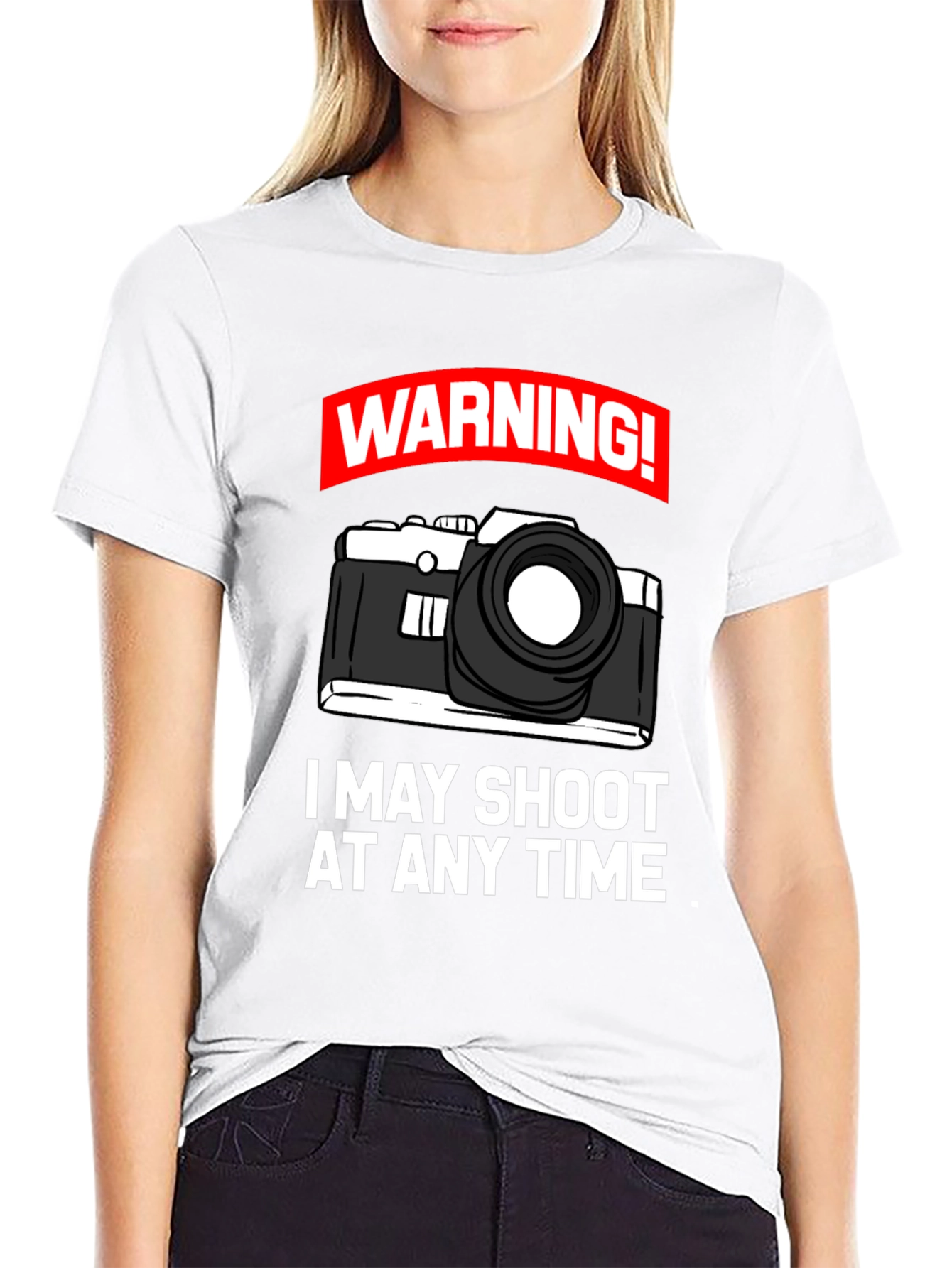 Warning: May Shoot At Any Time T-Shirt