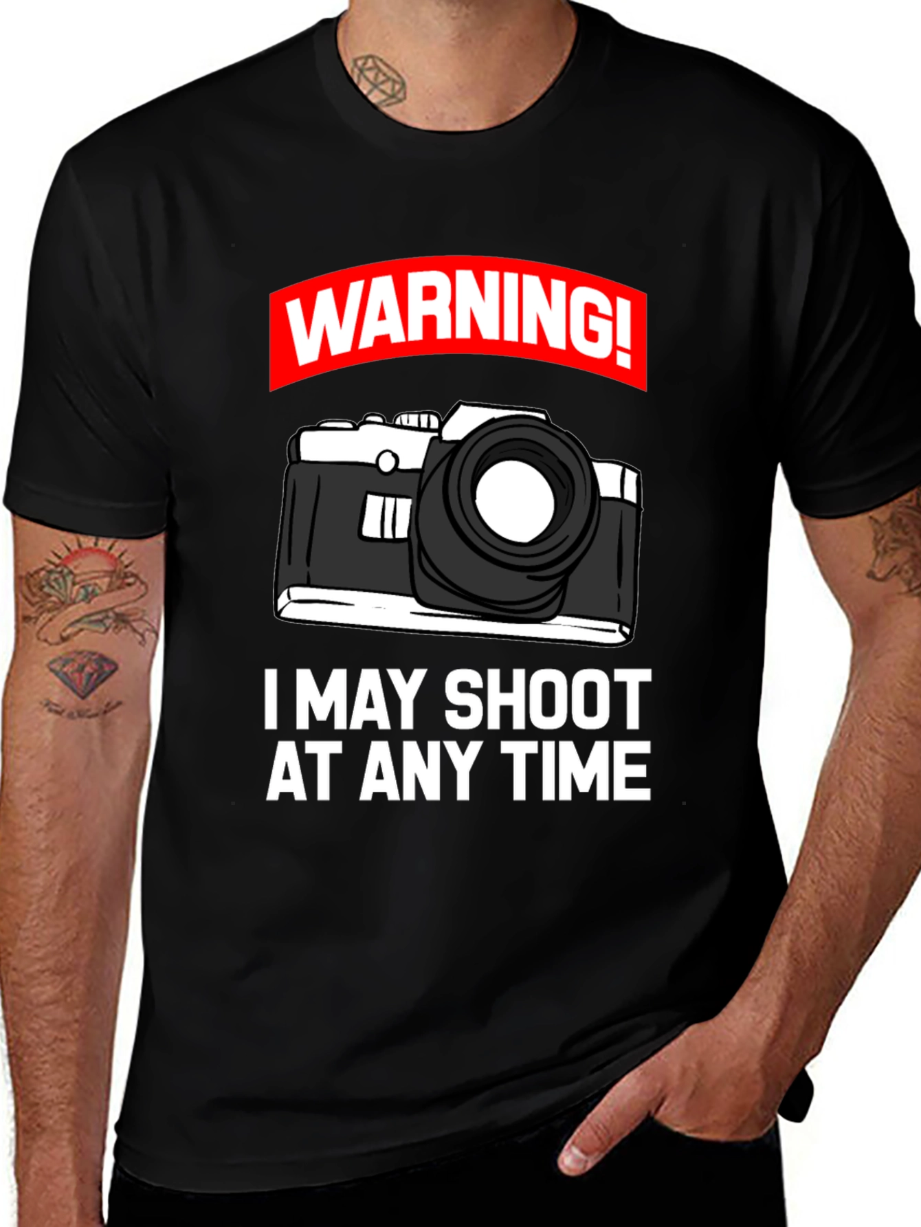 Warning: May Shoot At Any Time T-Shirt
