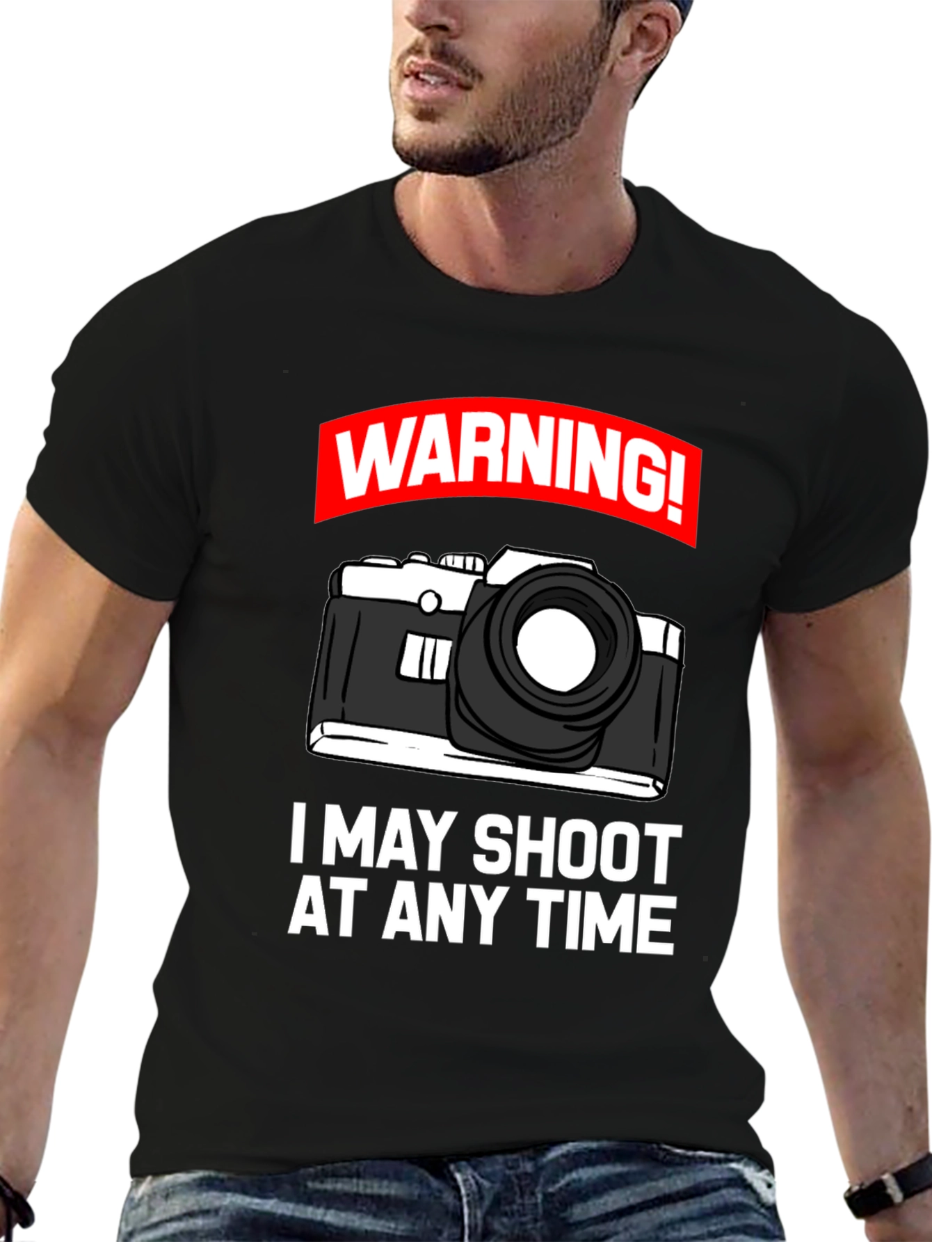 Warning: May Shoot At Any Time T-Shirt