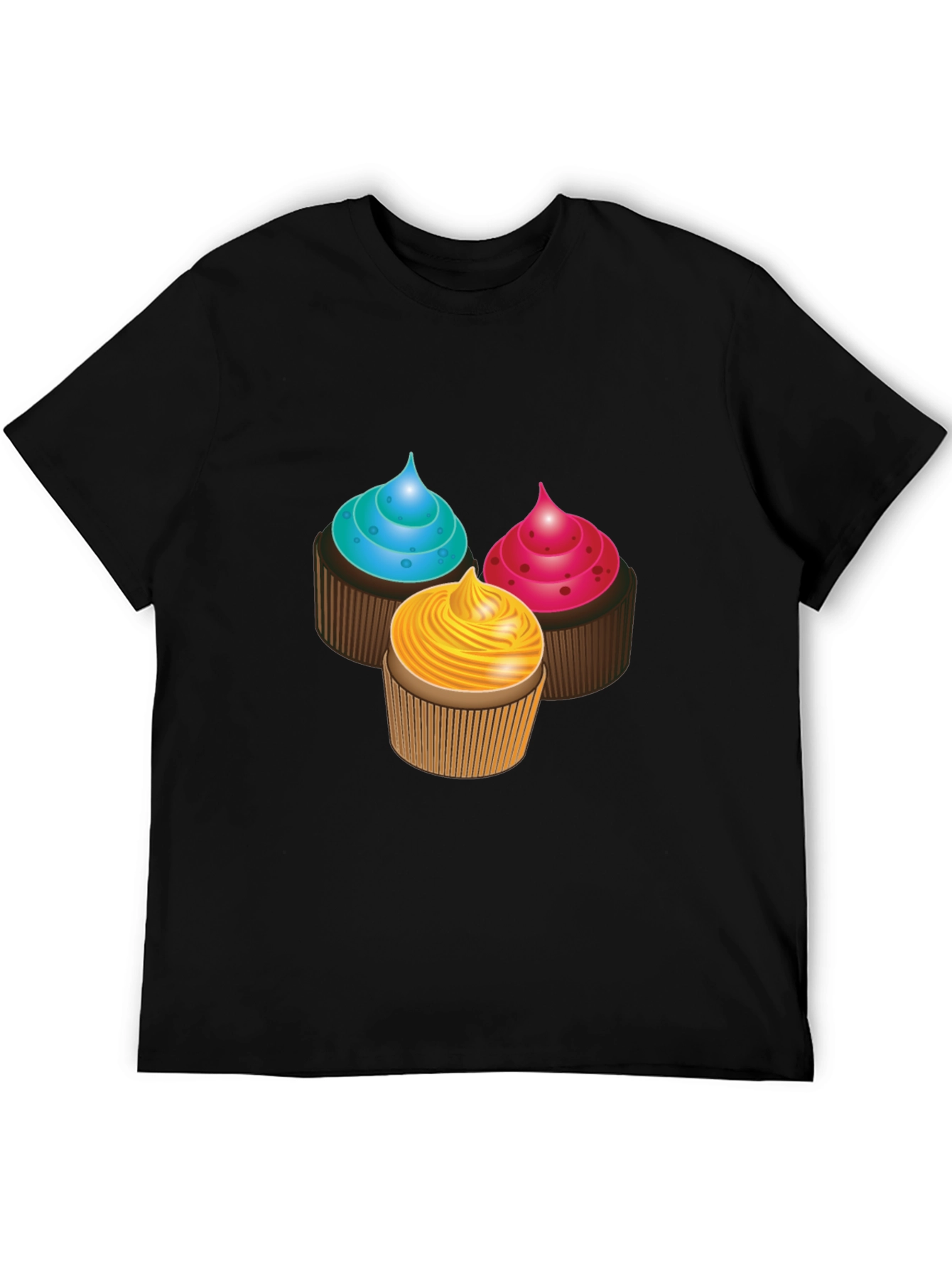 Cupcake Graphic T-Shirt - Sweet Treat Design