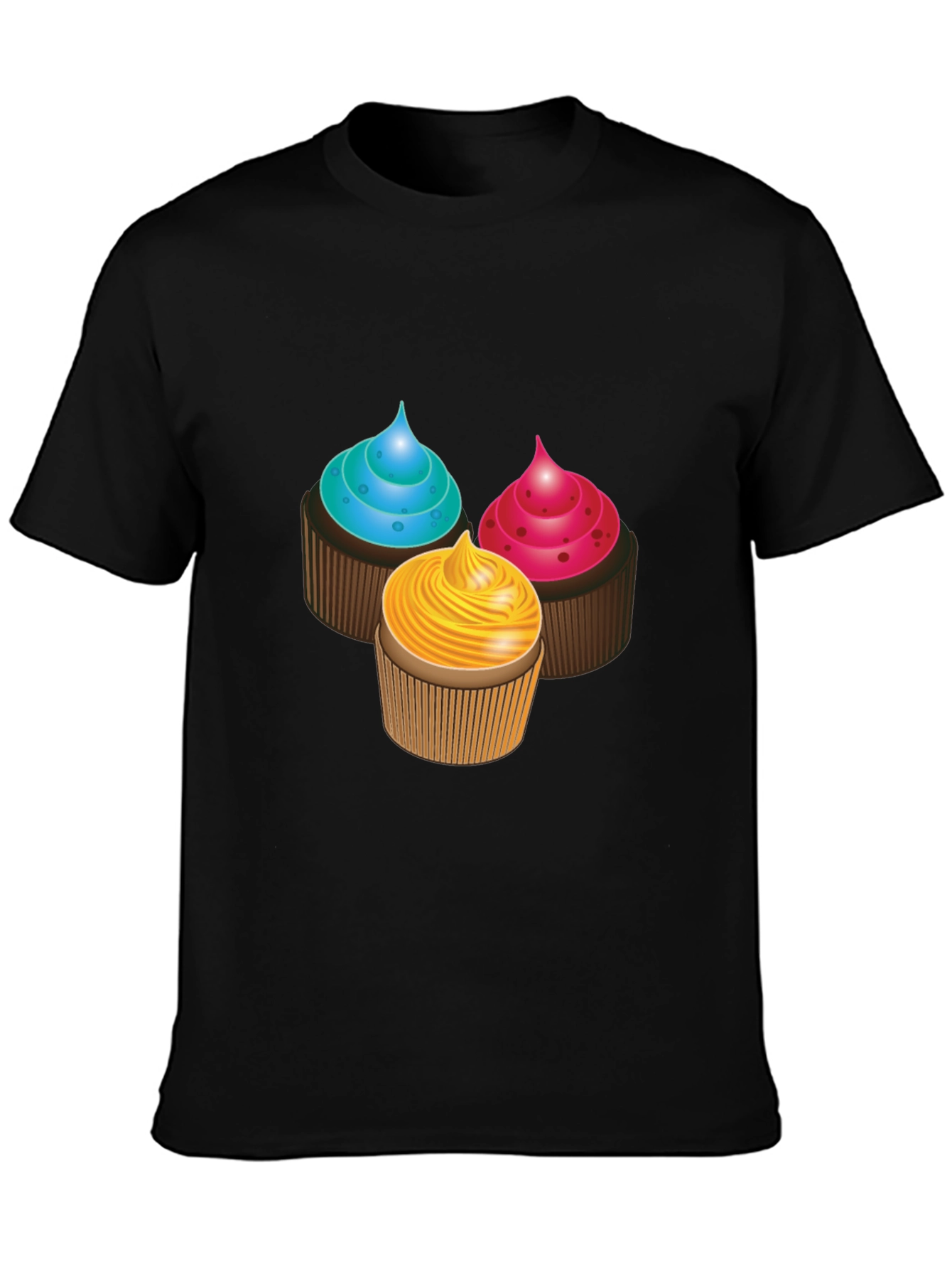 Cupcake Graphic T-Shirt - Sweet Treat Design