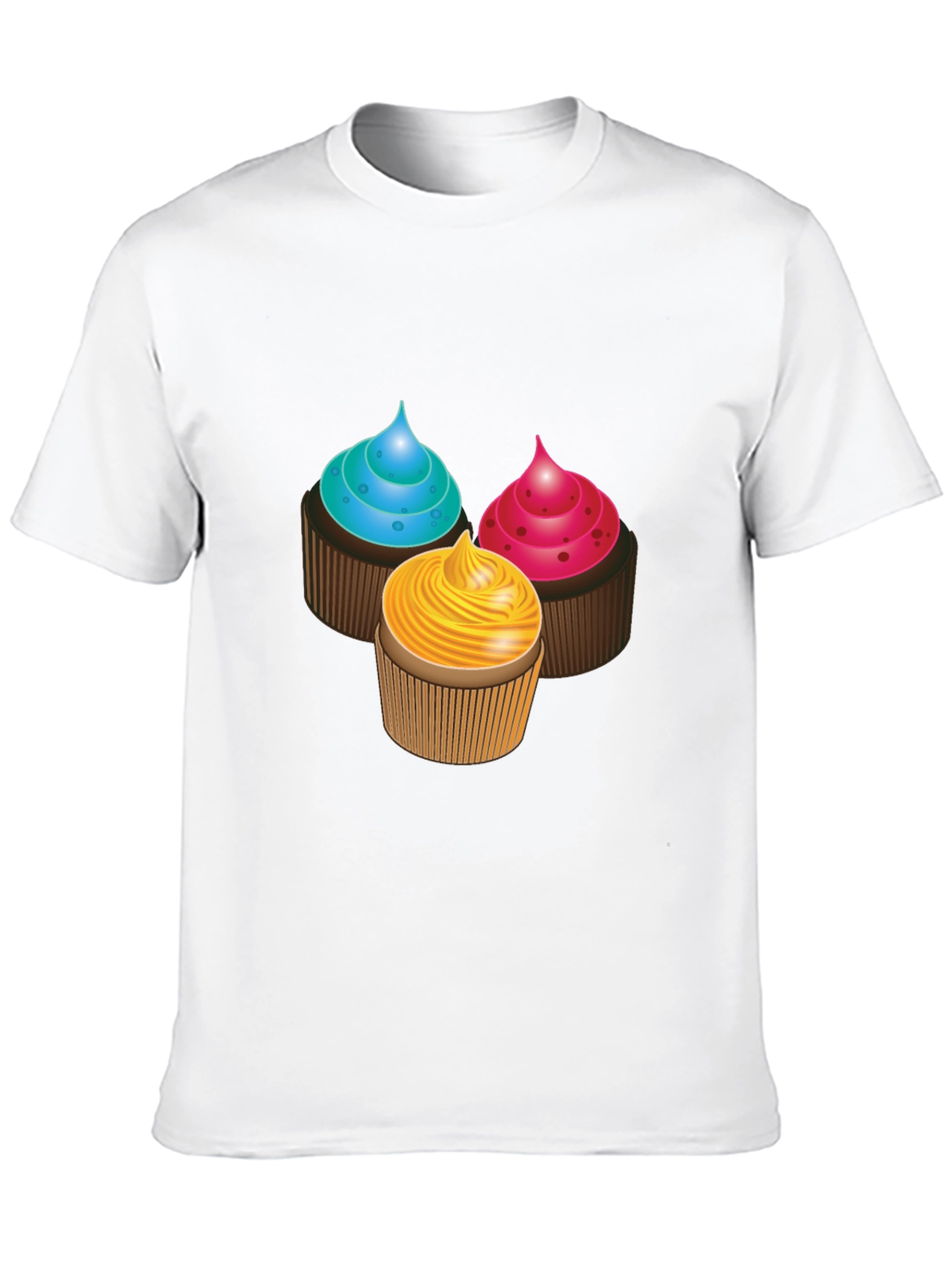 Cupcake Graphic T-Shirt - Sweet Treat Design
