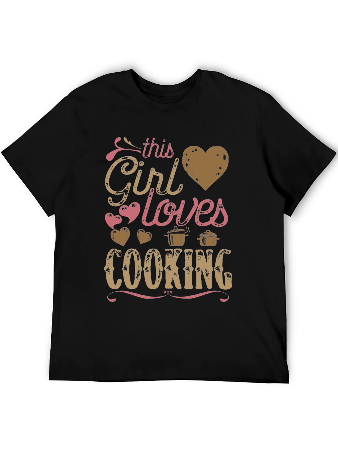 This Girl Loves Cooking T-Shirt Cook Gift