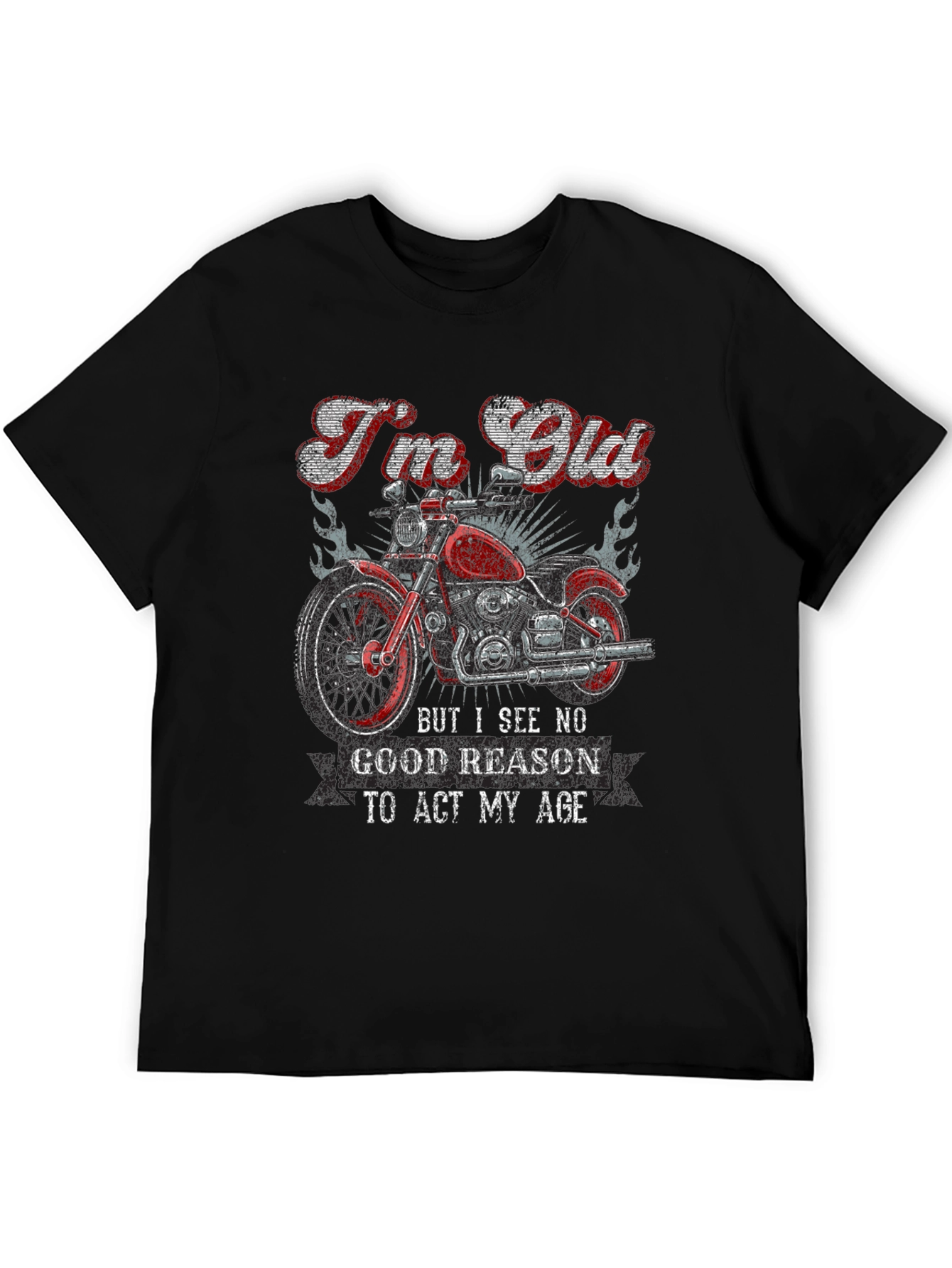 Im Old Motorcycle Graphic Tee