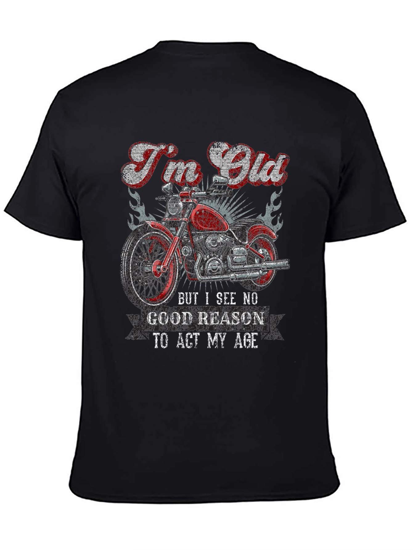 Im Old Motorcycle Graphic Tee