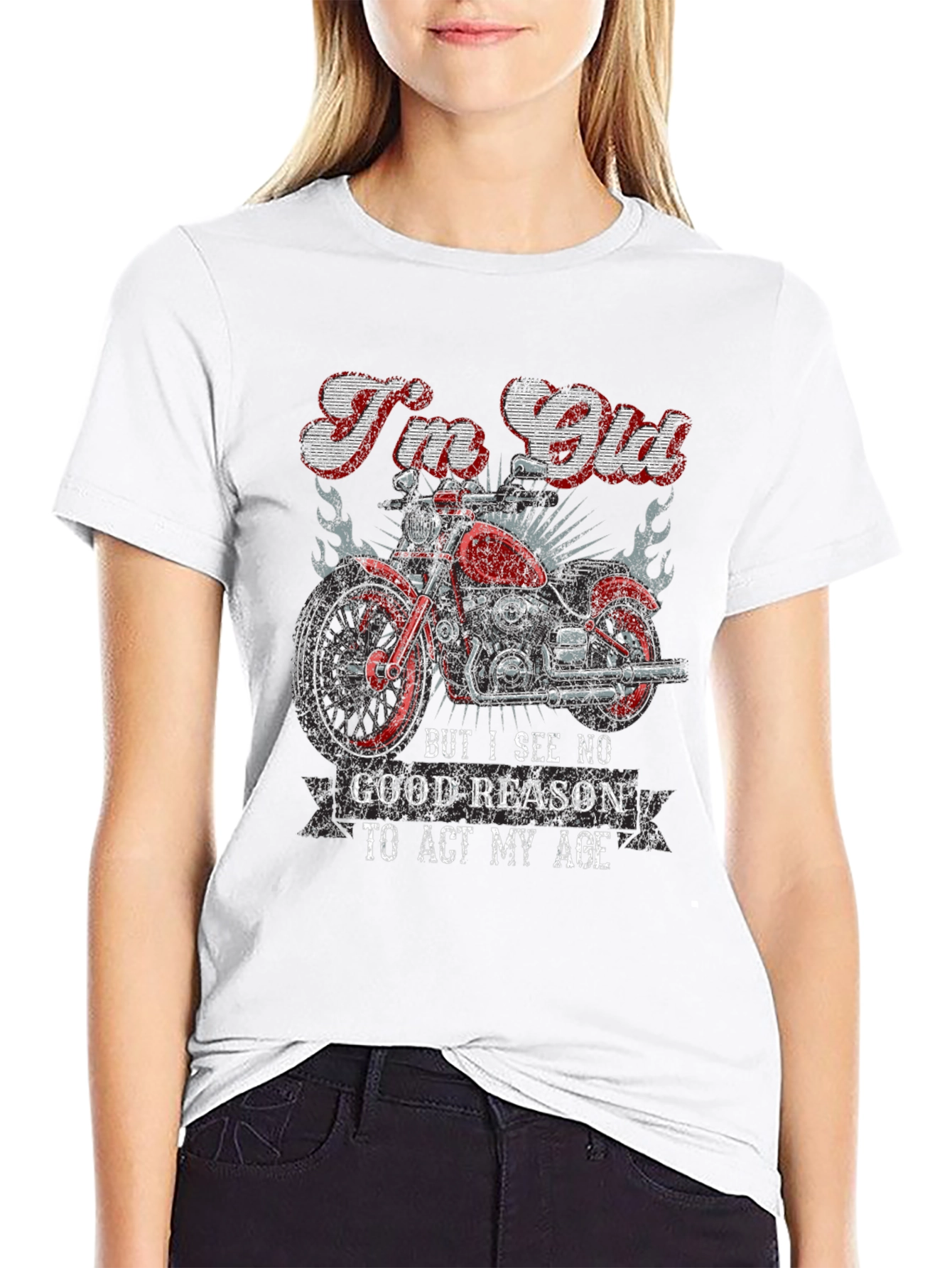 Im Old Motorcycle Graphic Tee