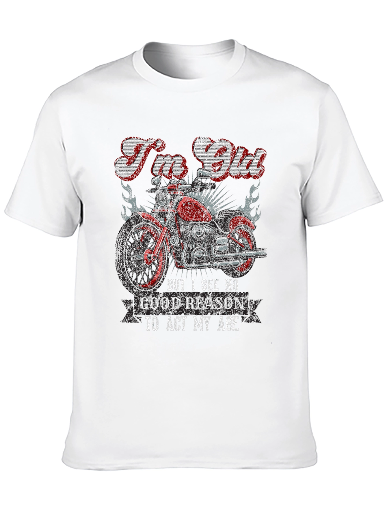 Im Old Motorcycle Graphic Tee