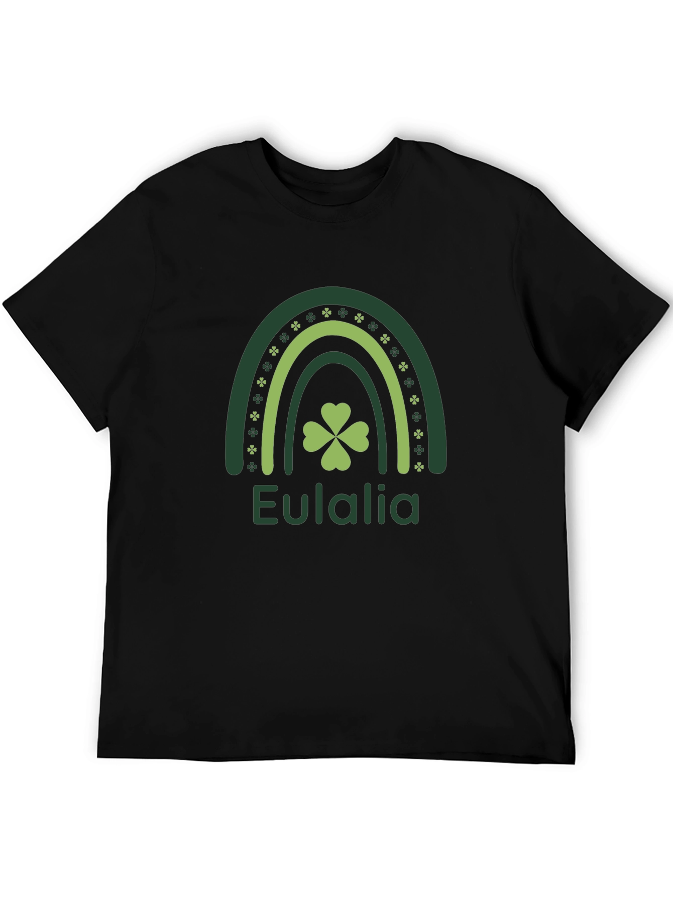 Eulalia St. Patricks Day Rainbow Shamrock T-Shirt