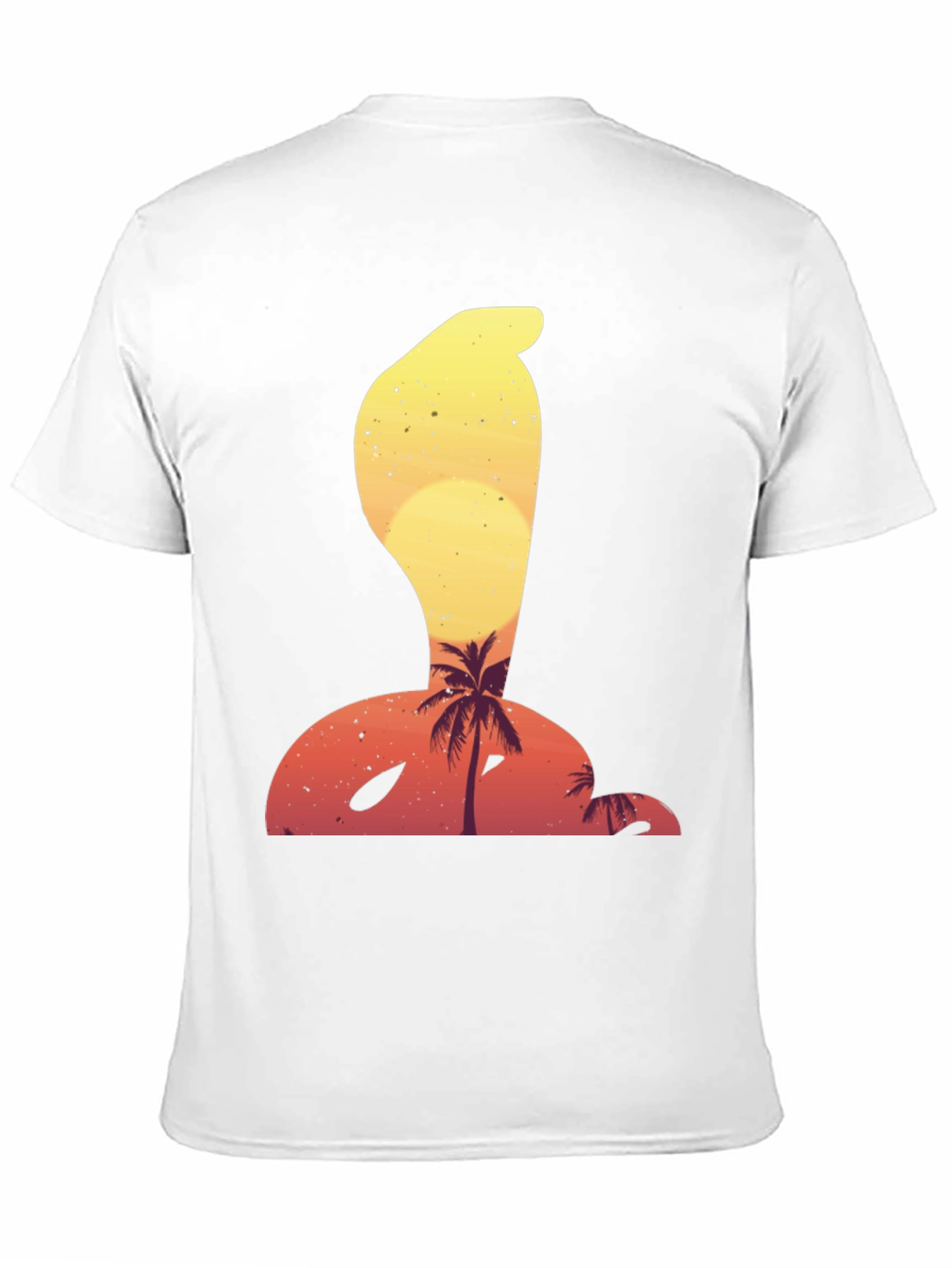 Cobra Sunset Graphic T-Shirt - Mens Black Tee