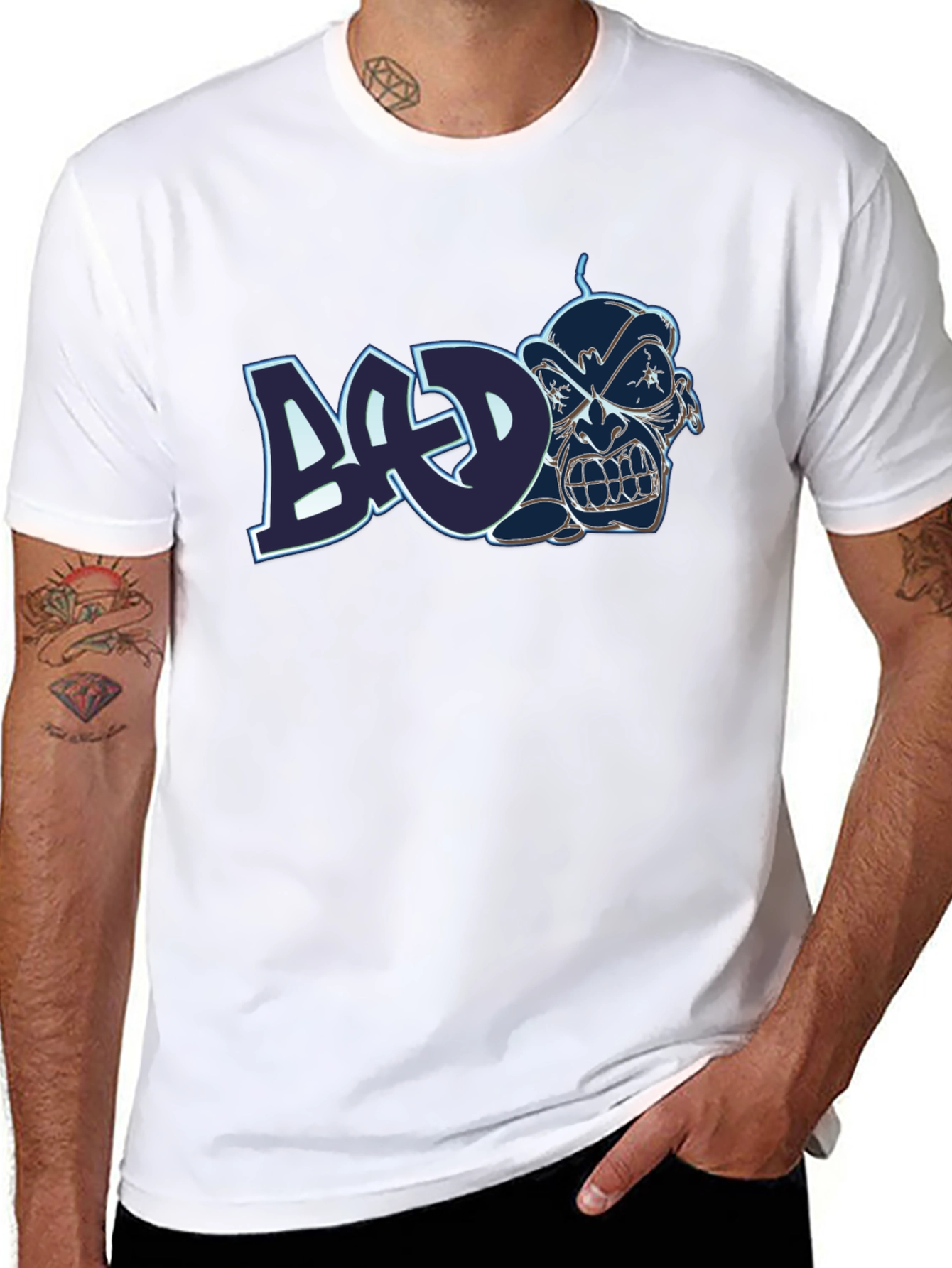 Edgy BAD Graphic Tee