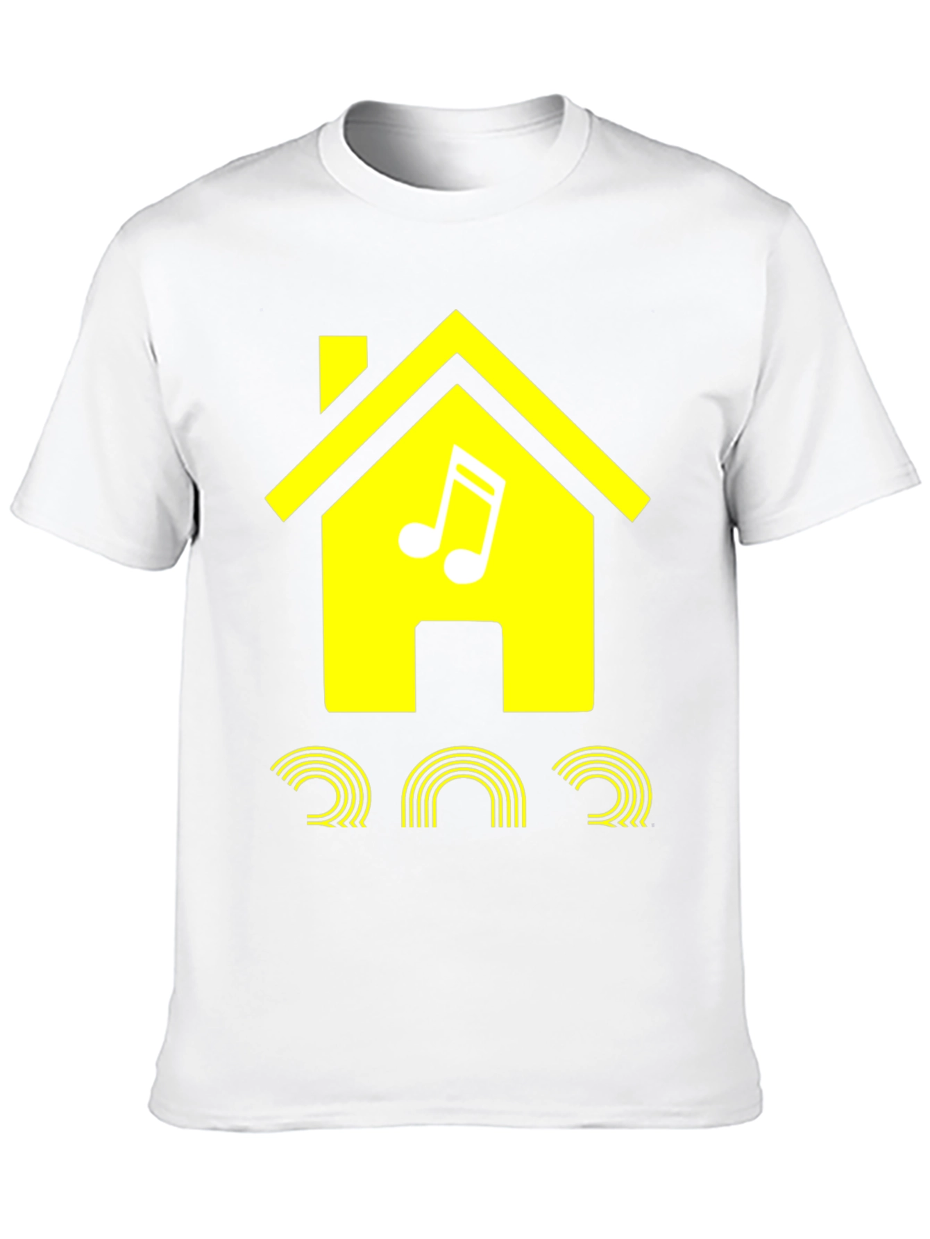 House Music Graphic Tee - Stylish Black Cotton T-Shirt