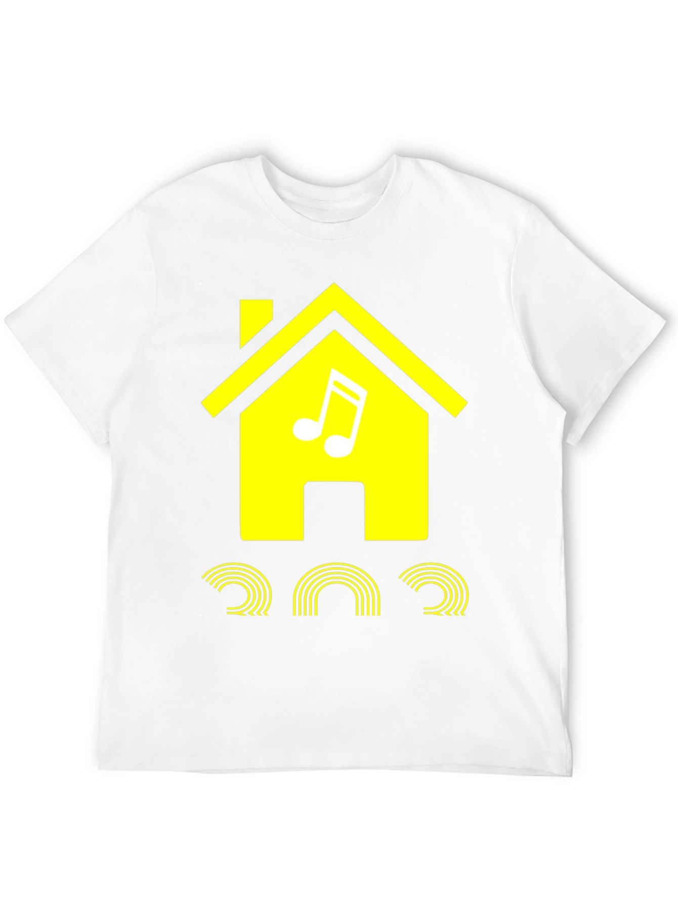 House Music Graphic Tee - Stylish Black Cotton T-Shirt