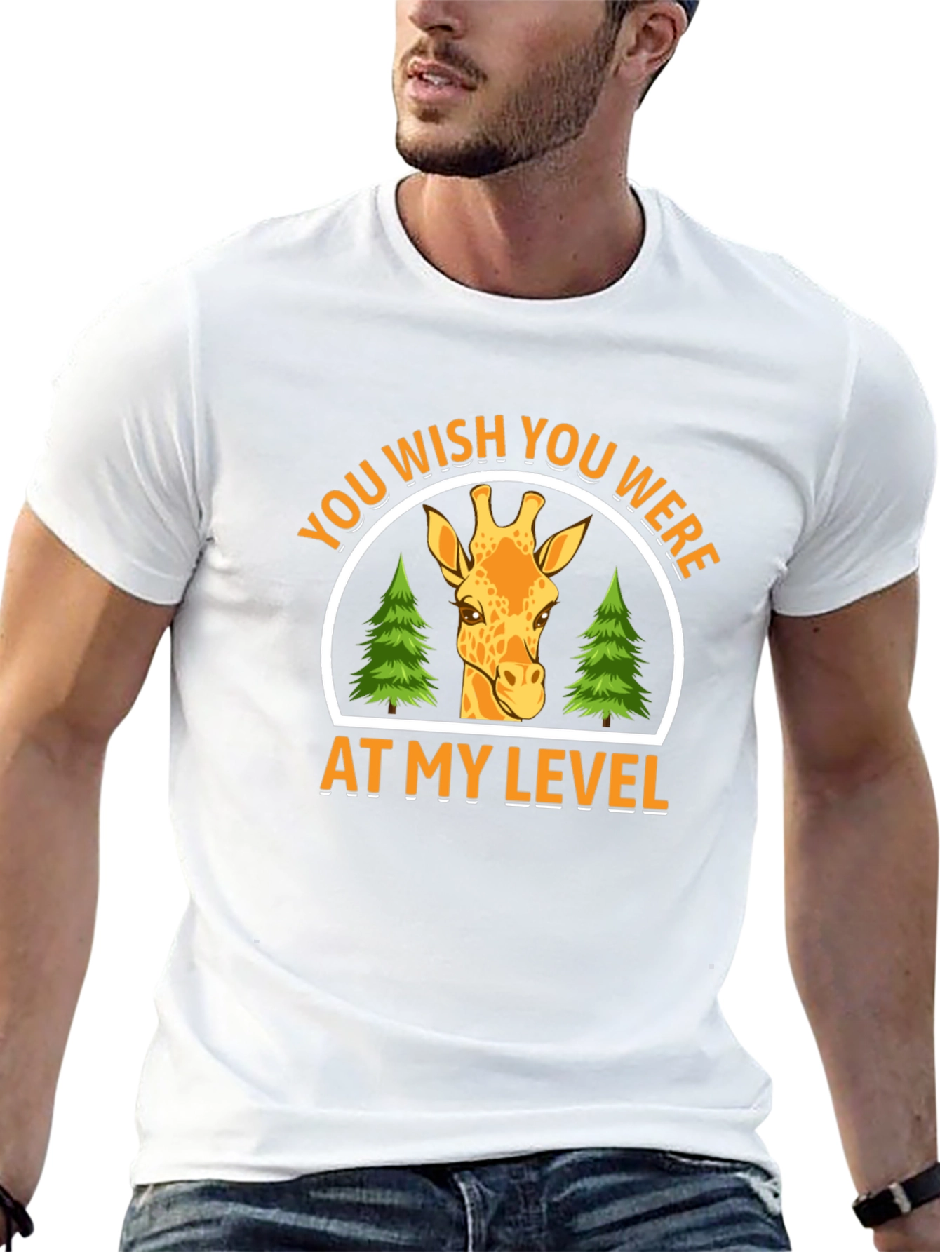Giraffe At My Level Graphic Tee