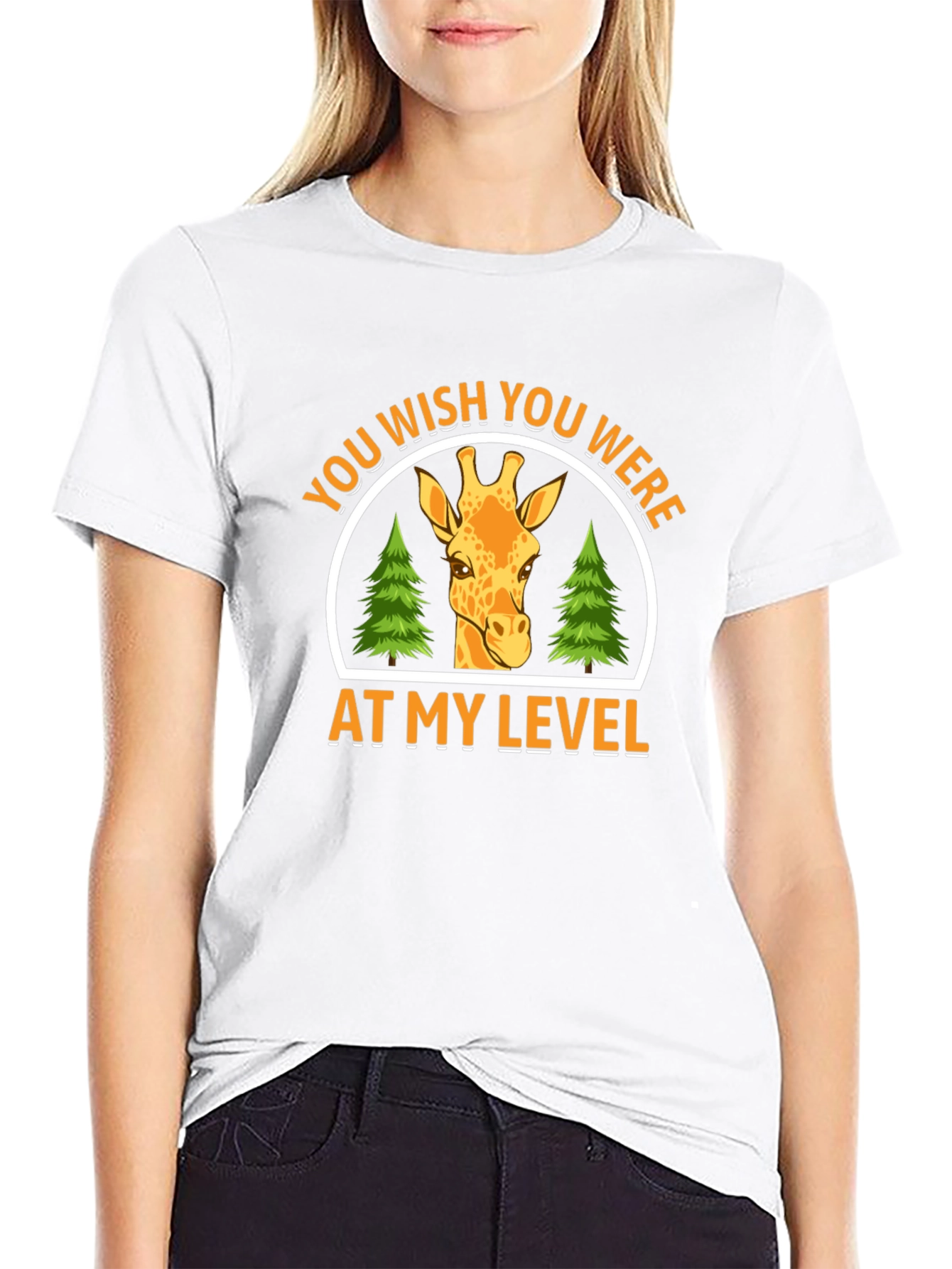 Giraffe At My Level Graphic Tee