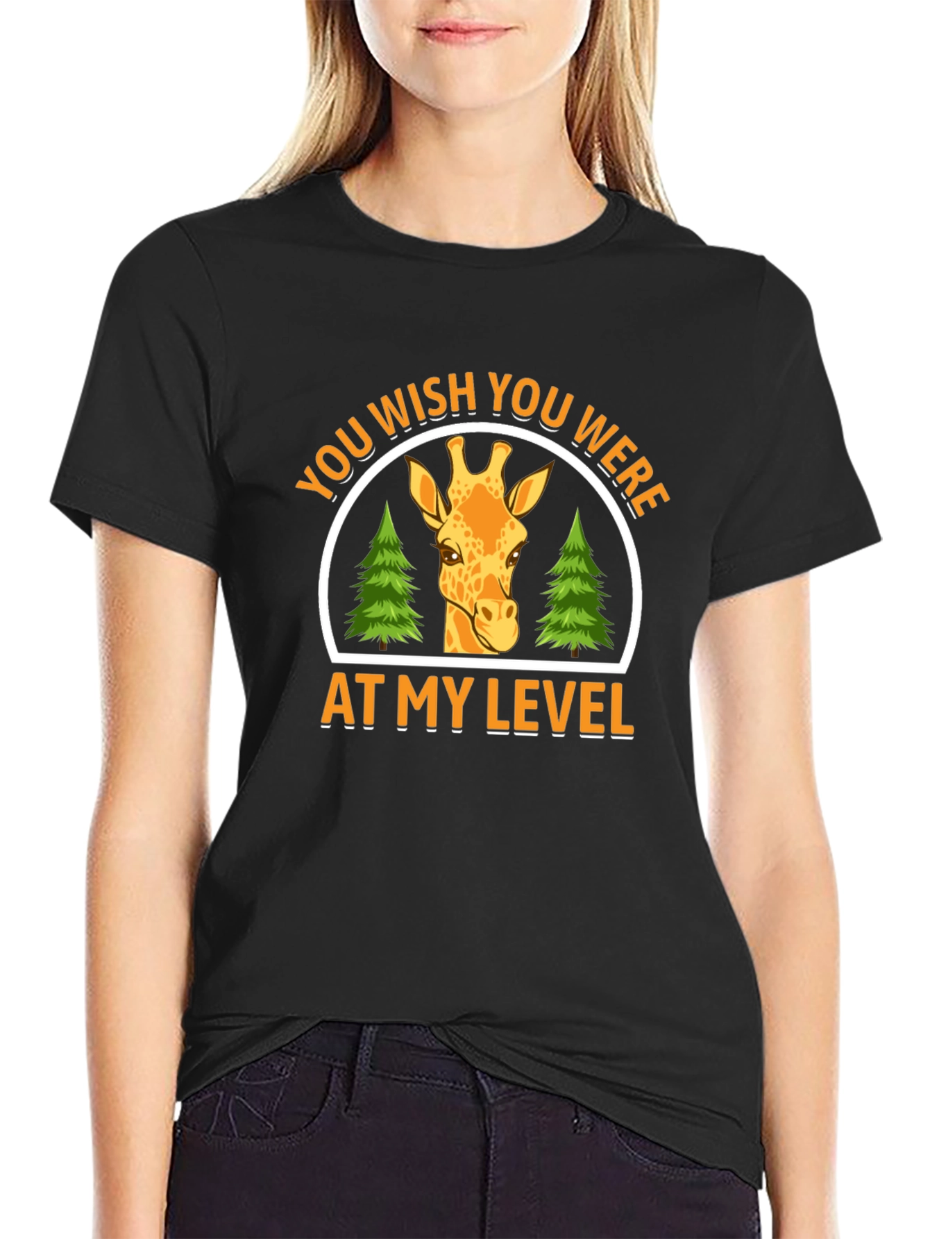 Giraffe At My Level Graphic Tee