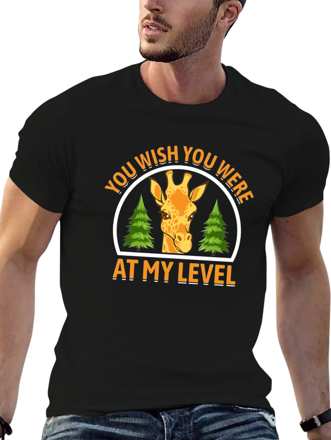 Giraffe At My Level Graphic Tee