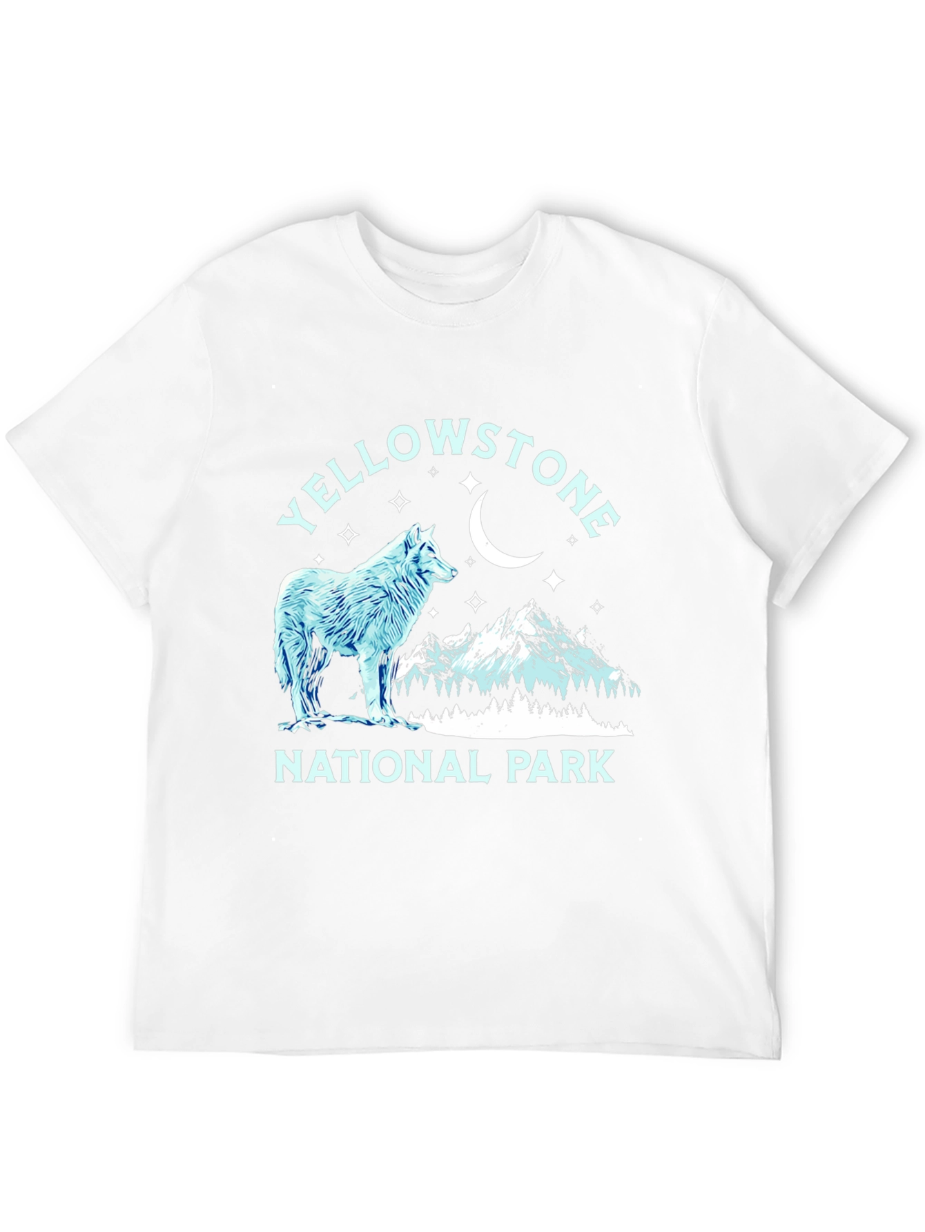 Yellowstone National Park Wolf Graphic Tee