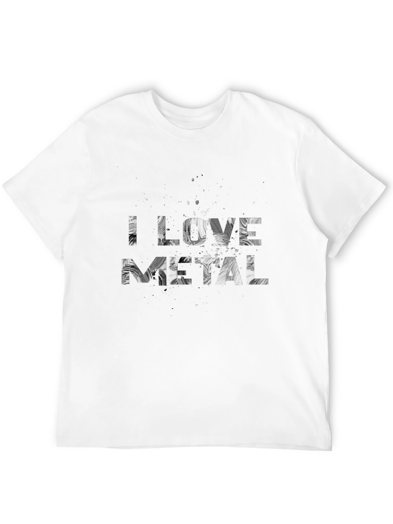 I Love Metal Graphic Tee - Music Fan Apparel