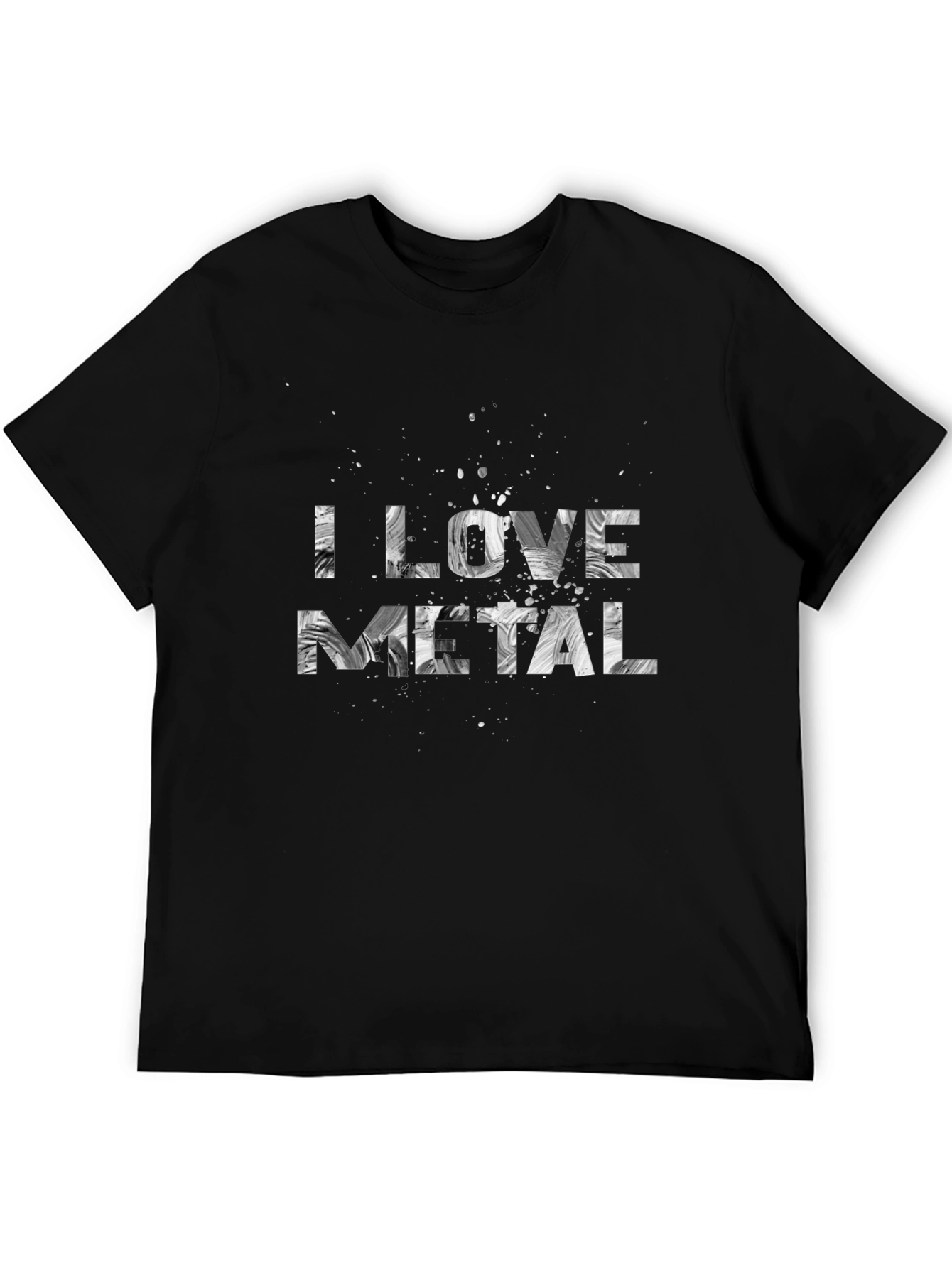 I Love Metal Graphic Tee - Music Fan Apparel