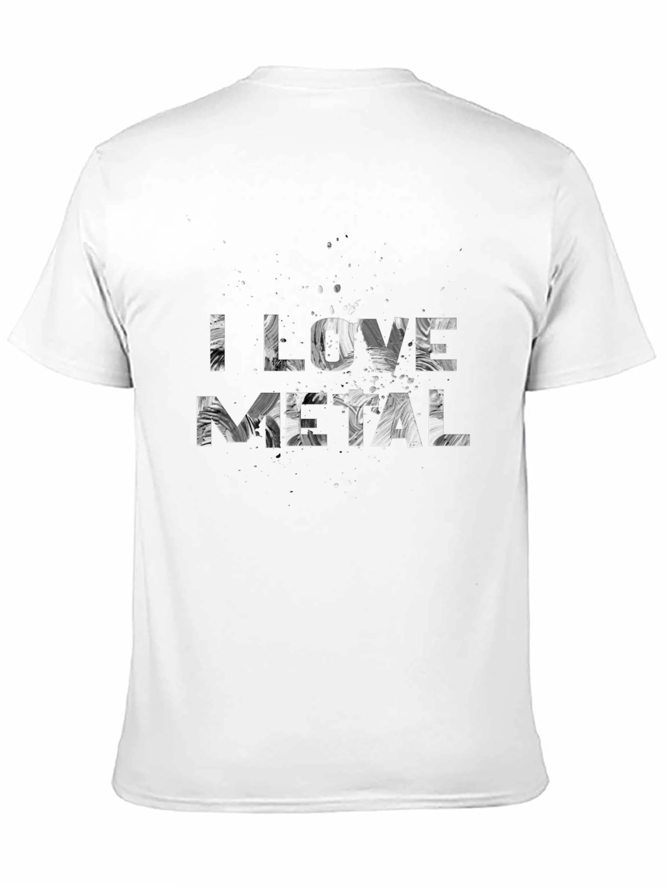 I Love Metal Graphic Tee - Music Fan Apparel