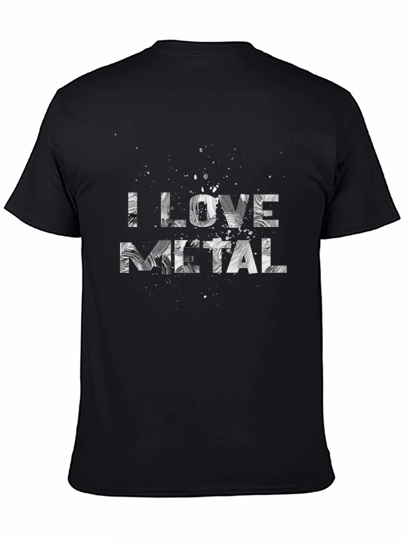 I Love Metal Graphic Tee - Music Fan Apparel