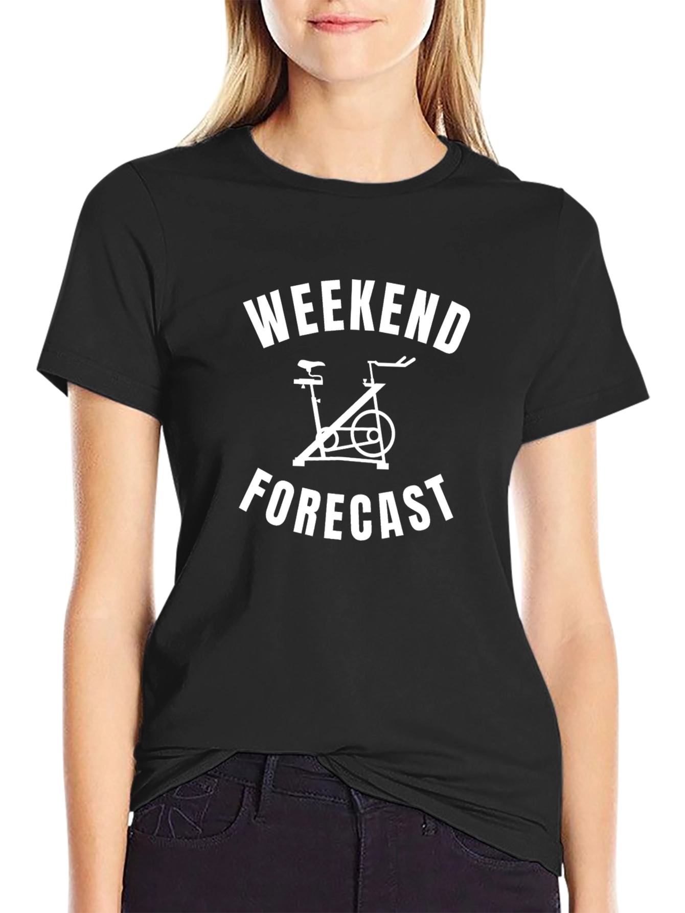 Weekend Forecast Spin Class Workout T-Shirt