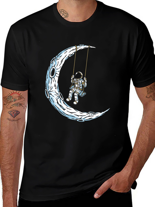 Astronaut on Moon Swing T-Shirt