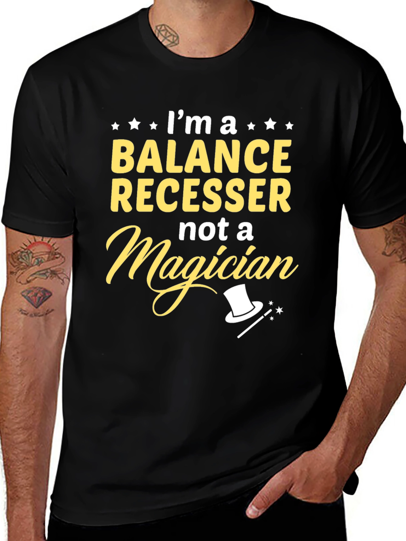 Balance Recesser T-Shirt - Not a Magician