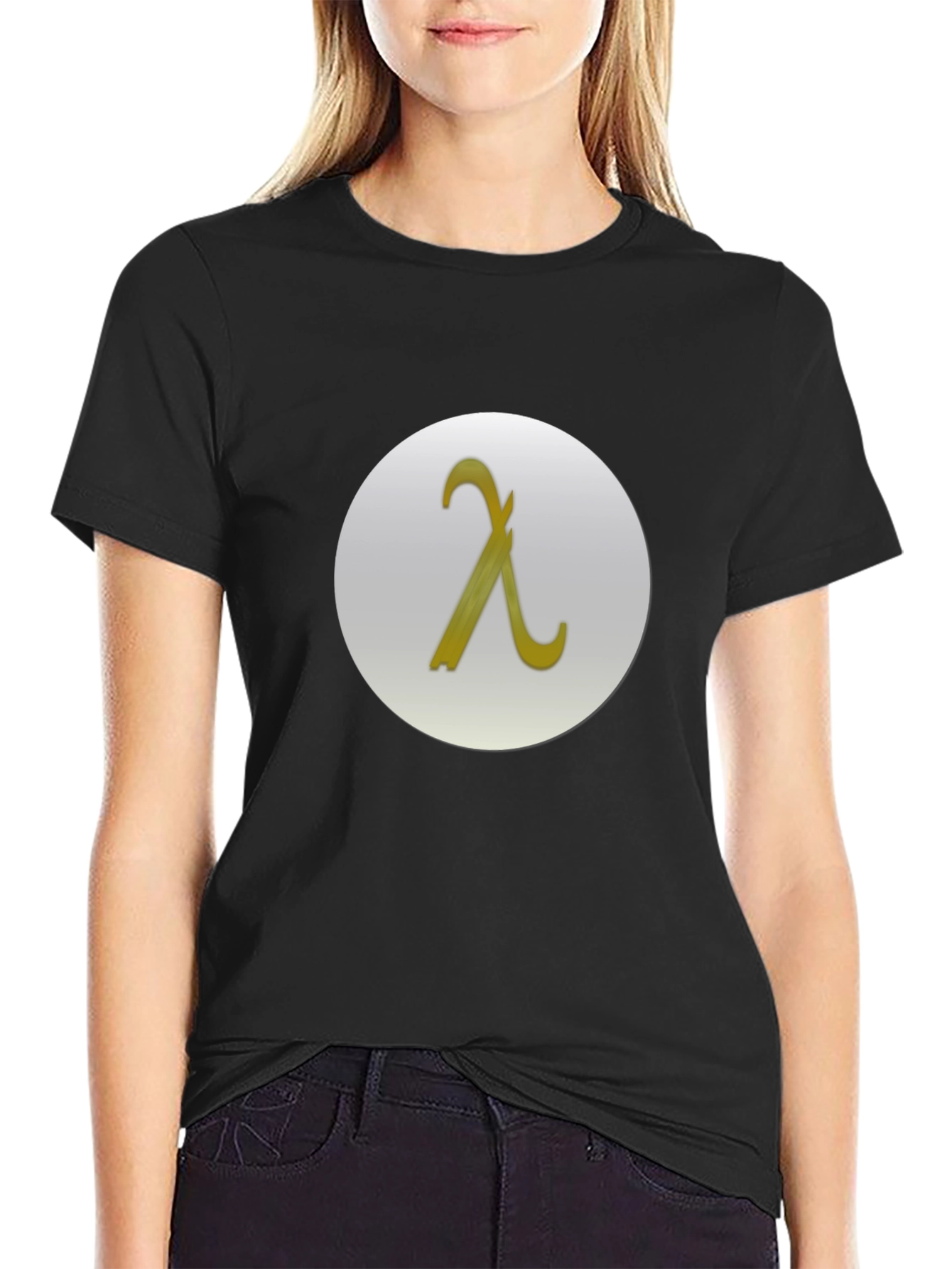 Lambda Symbol T-Shirt - Modern Design